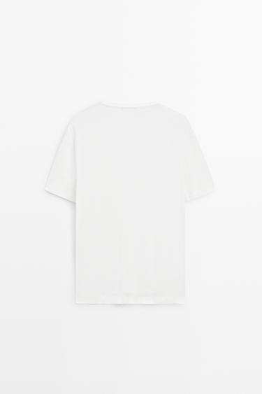 100% Cotton Short-Sleeve T-Shirt — WHITE 6