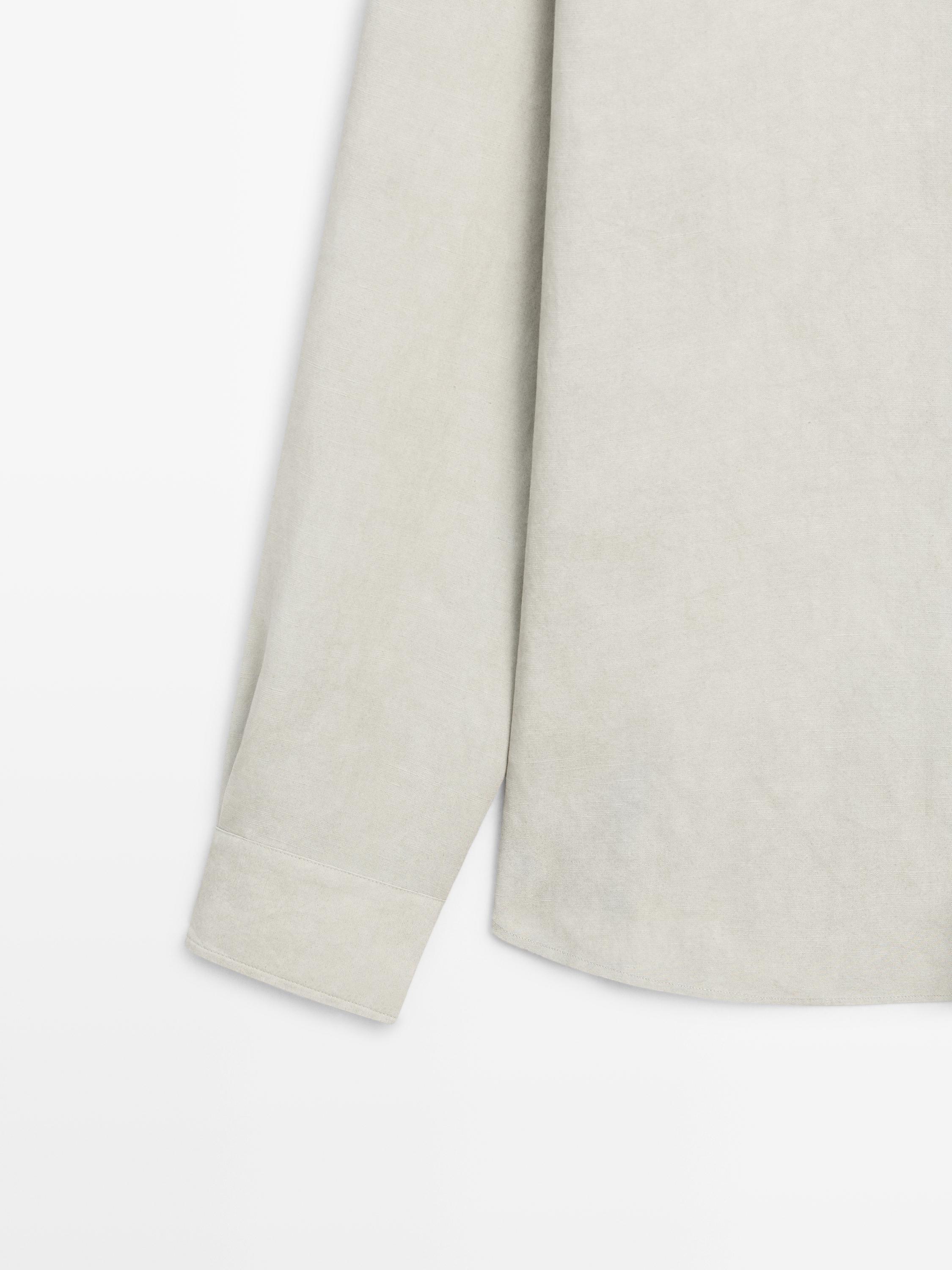Flowing shirt with pocket — EMERALD