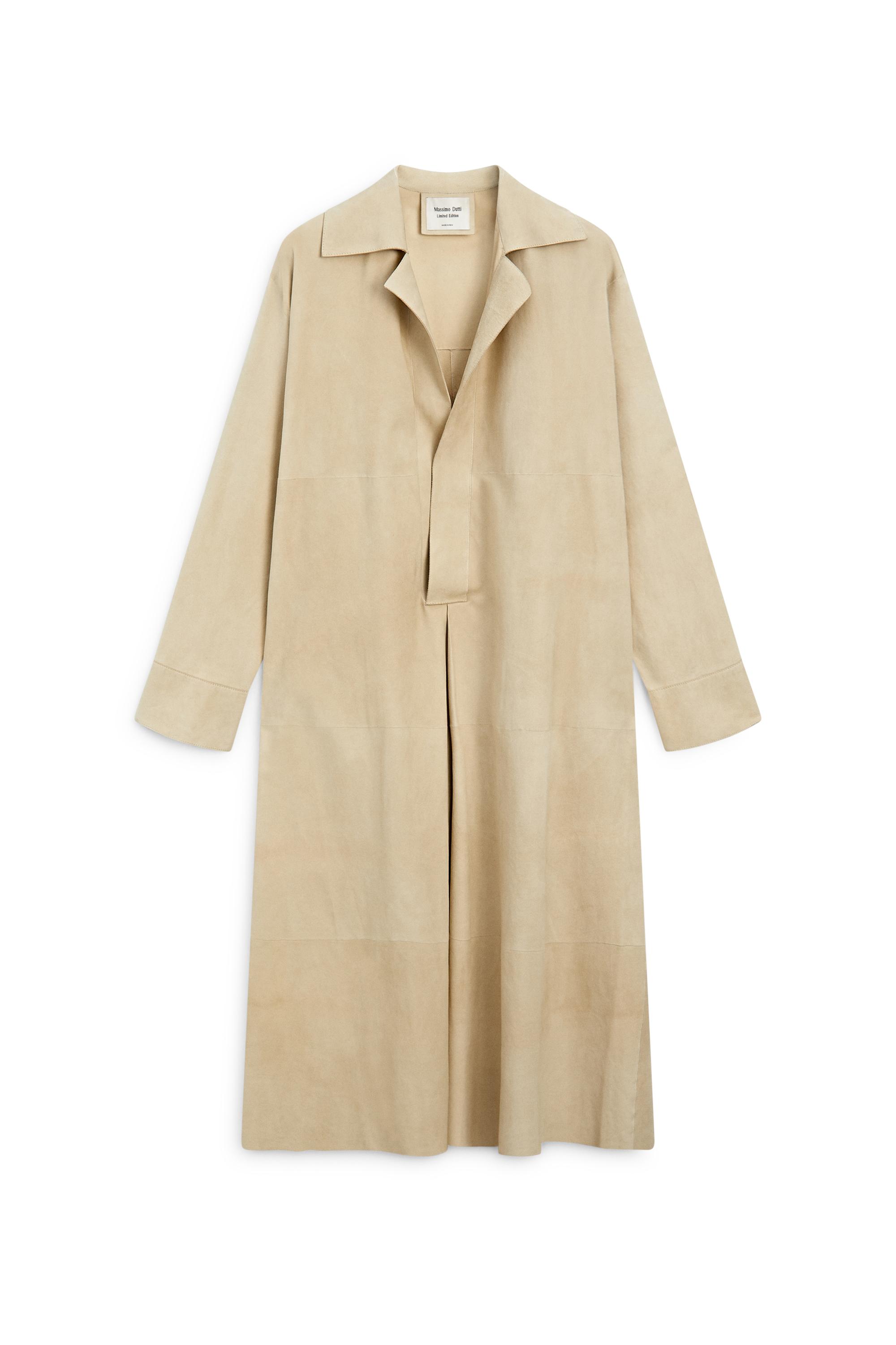 Suede leather tunic - LIMITED EDITION — Beige