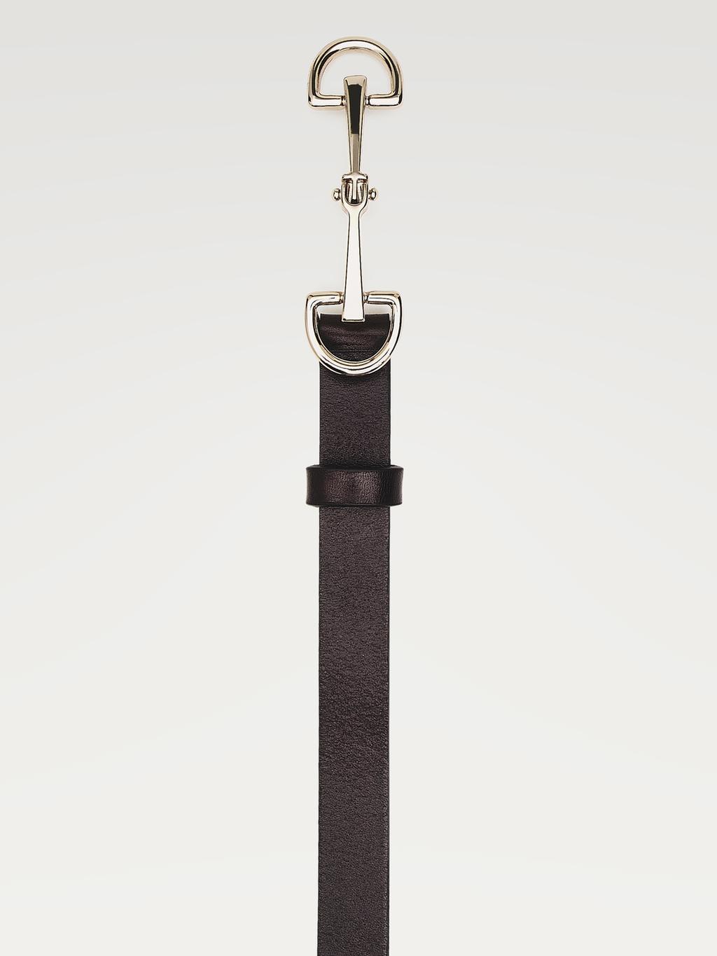 Massimo Dutti Atçılıq nappa dəri kəmər