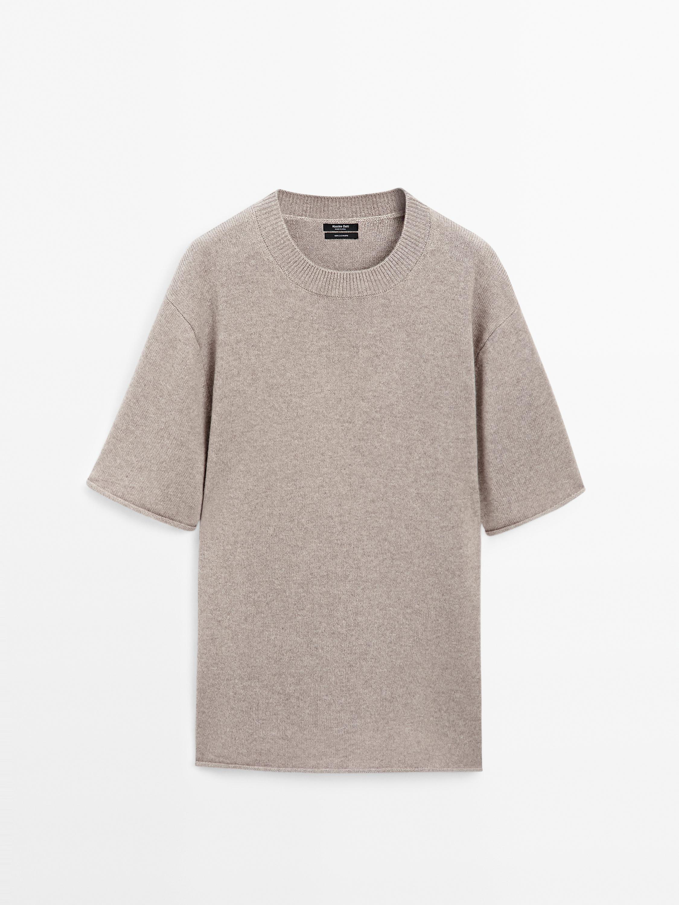 Dzianinowy sweter oversize ze 100% kaszmiru