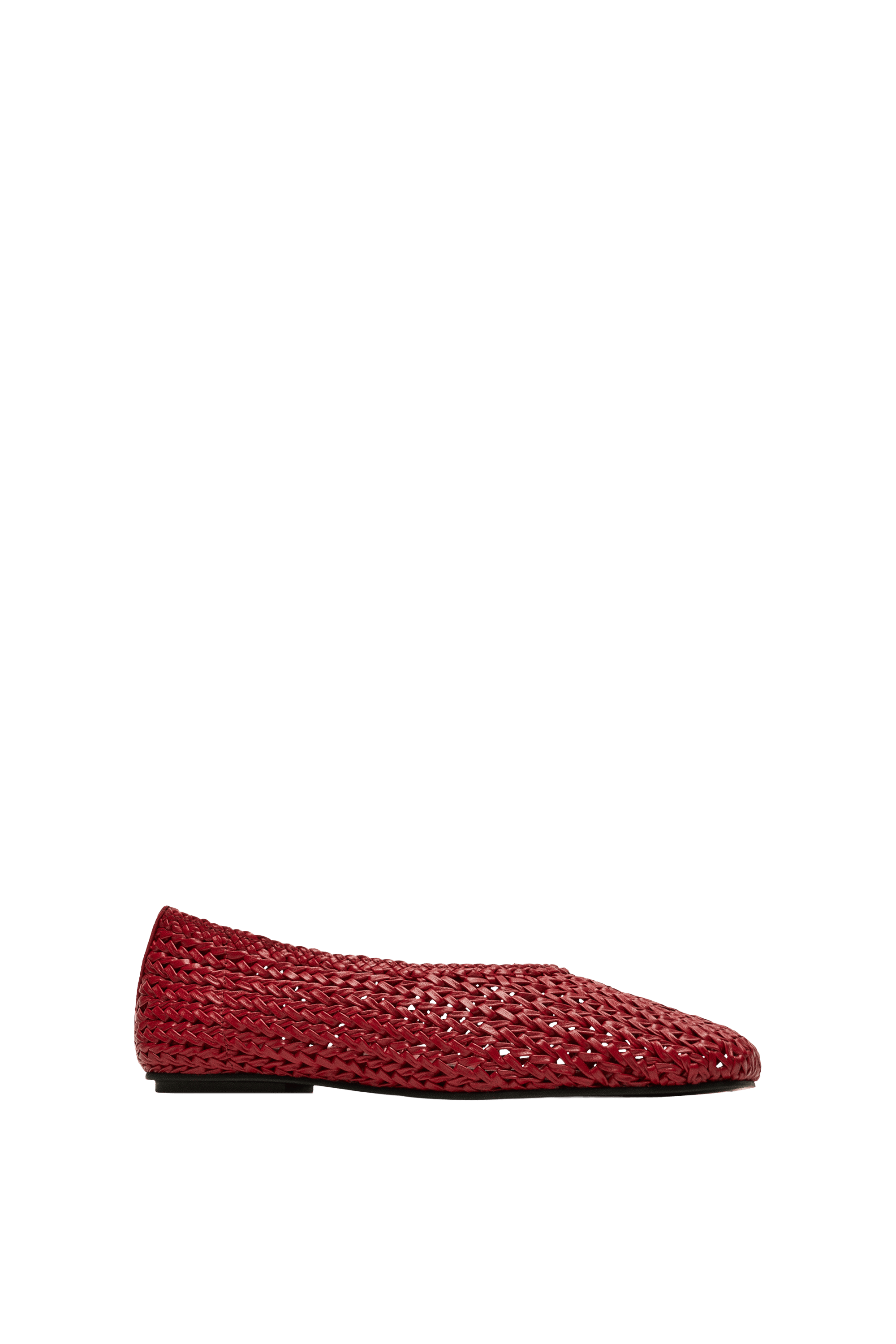 Massimo Dutti Örgü deri babet görsel 3