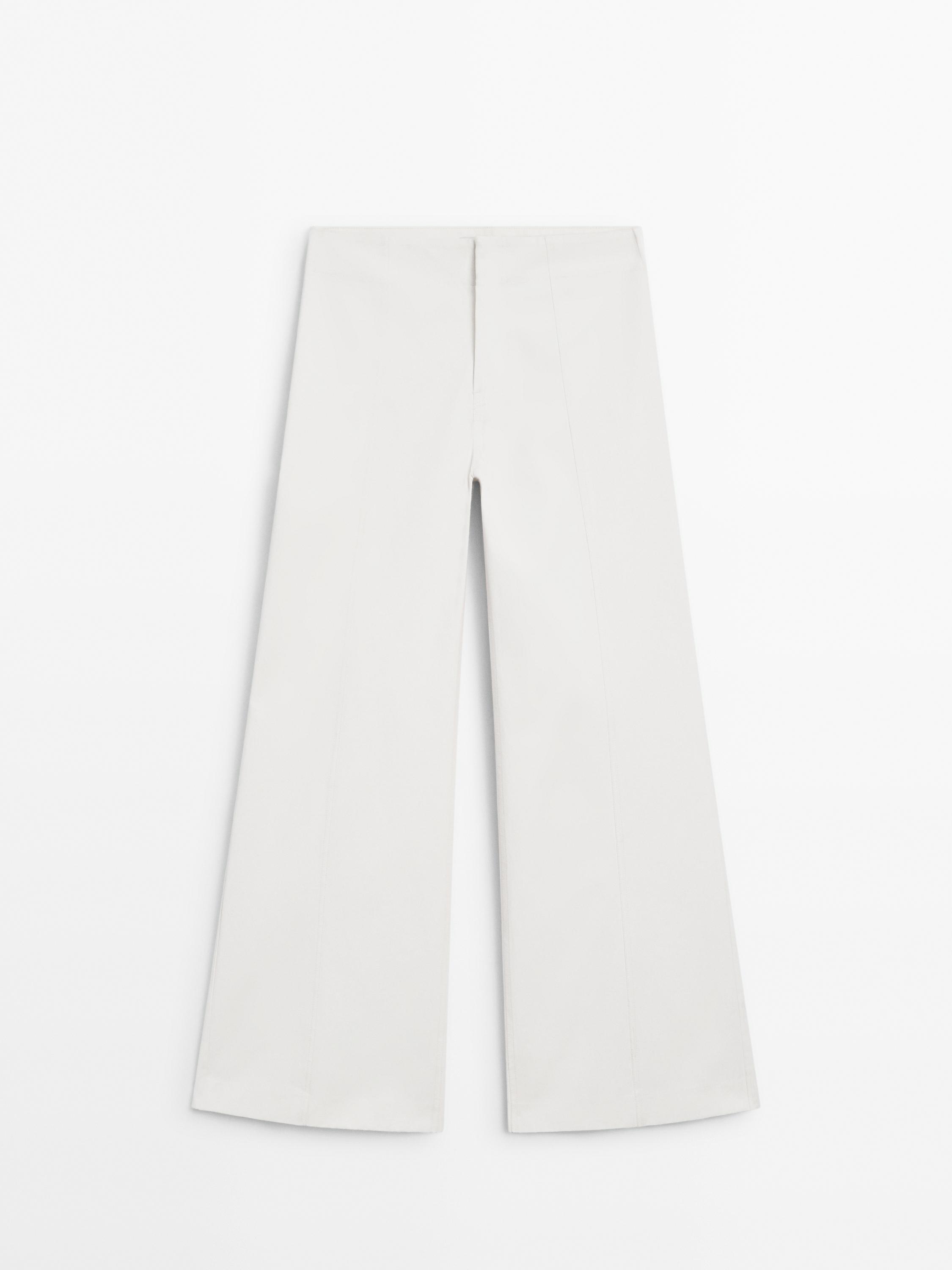 Pantaloni ampi con dettaglio di cuciture - Studio