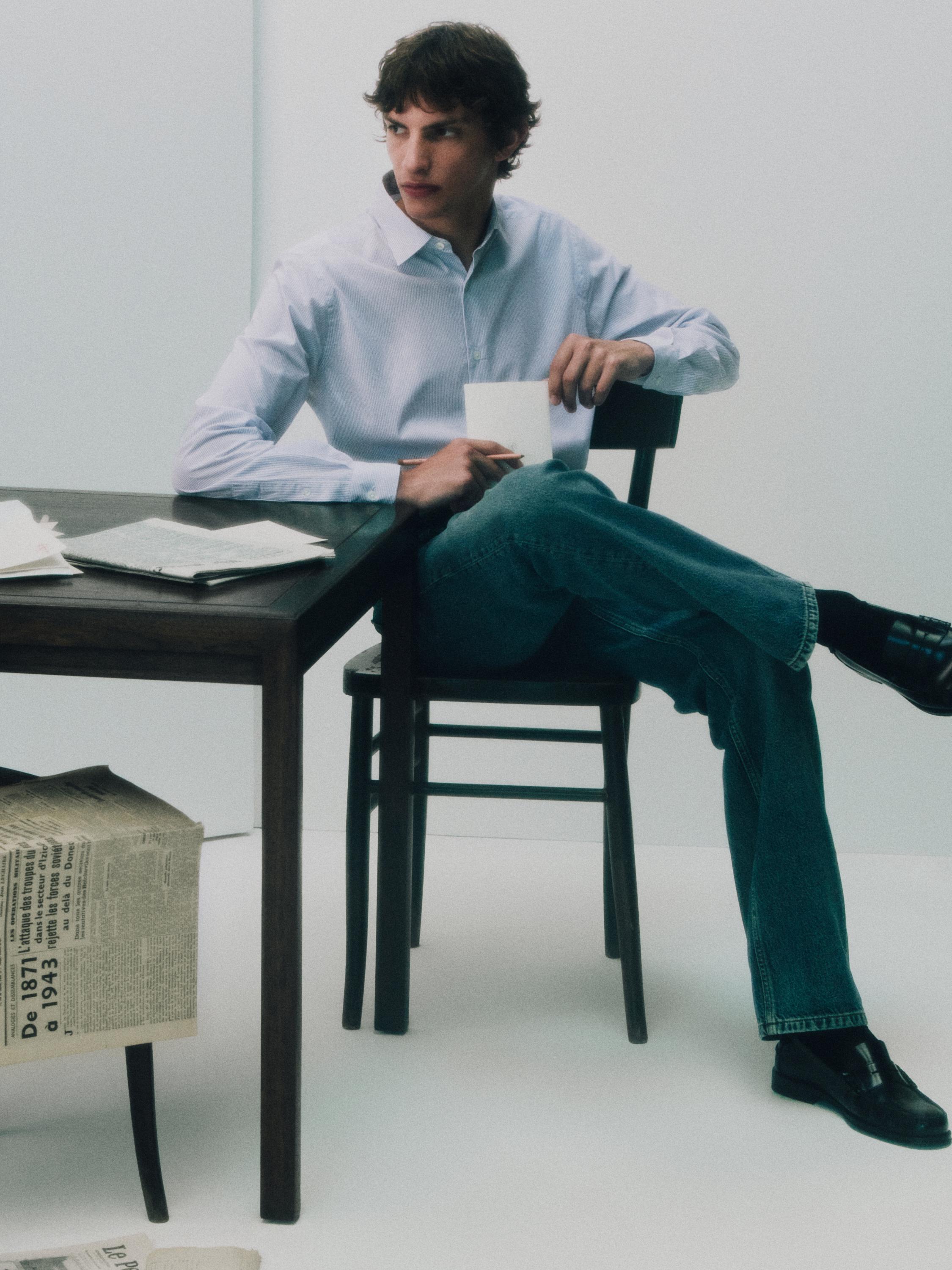 100% cotton Oxford shirt