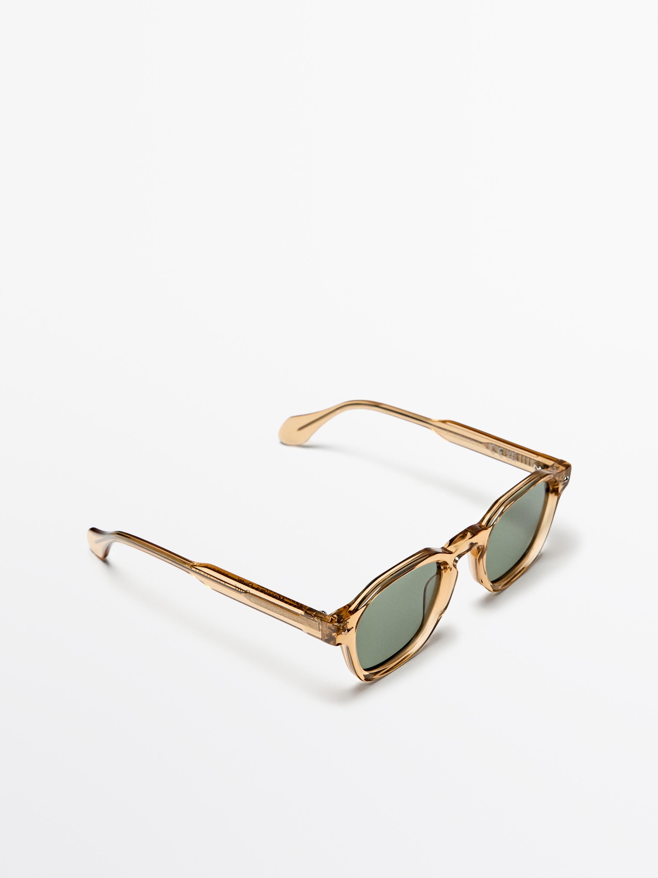 Geometric sunglasses — Mustard