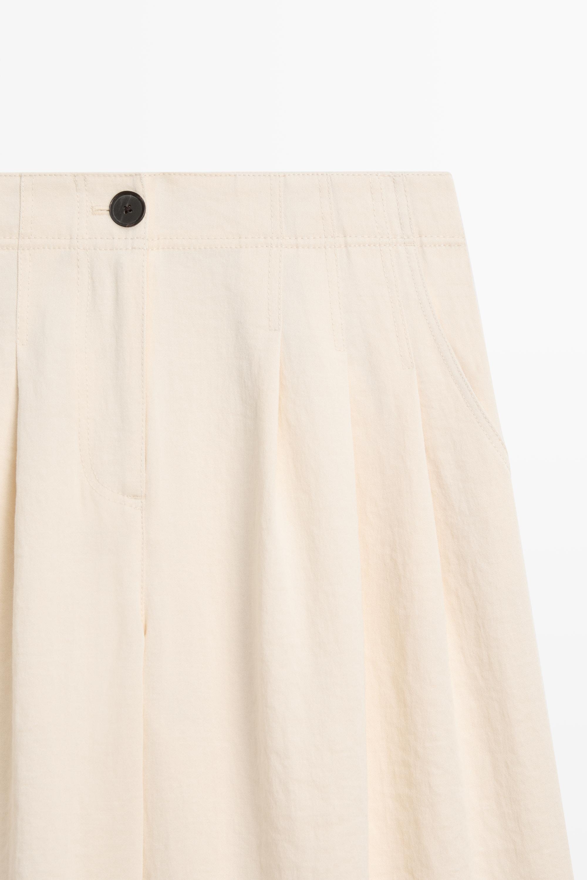 Wide-leg cropped pants — CREAM