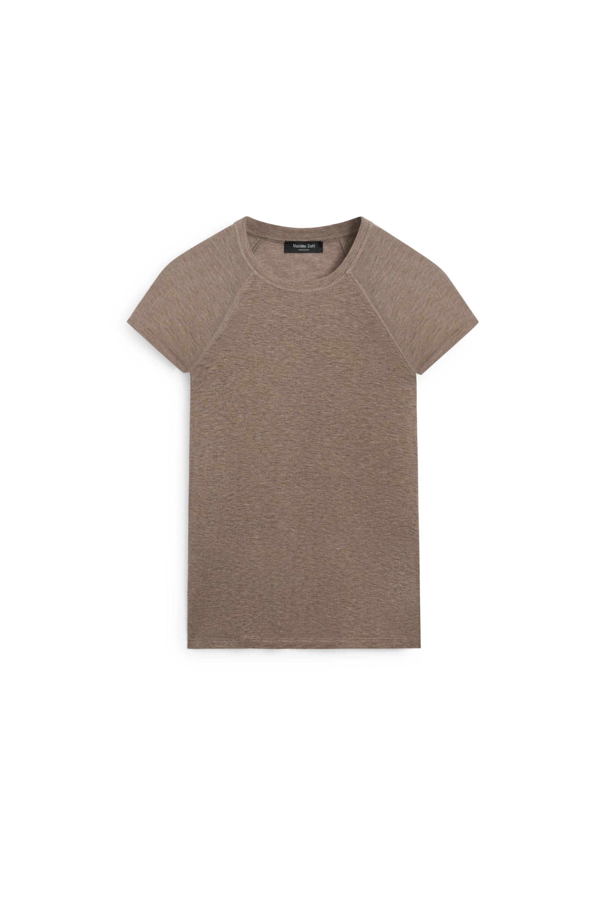 Short sleeve raglan T-shirt — MINK