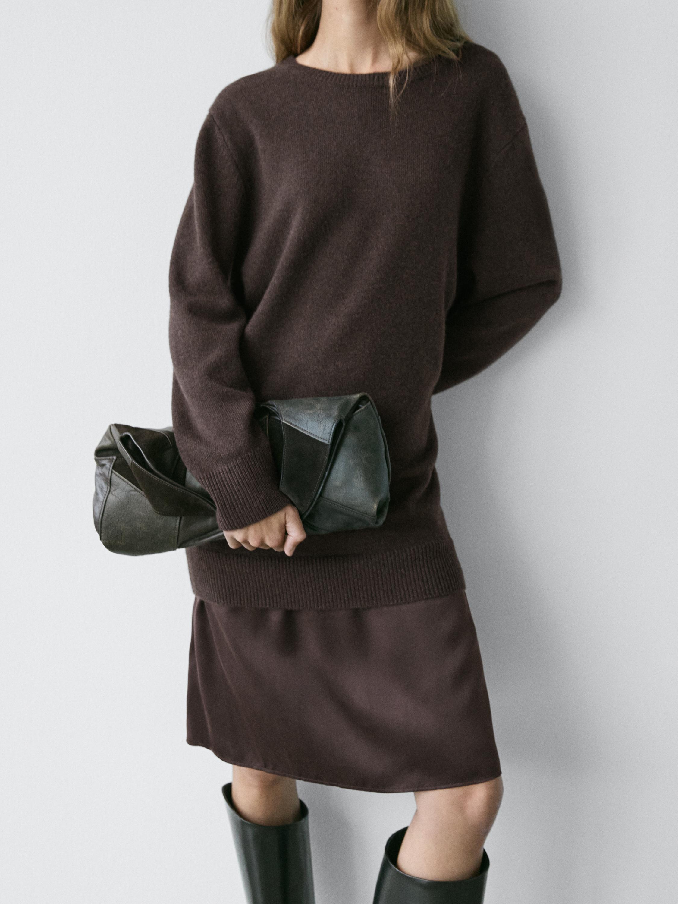 100% cashmere sweater dress