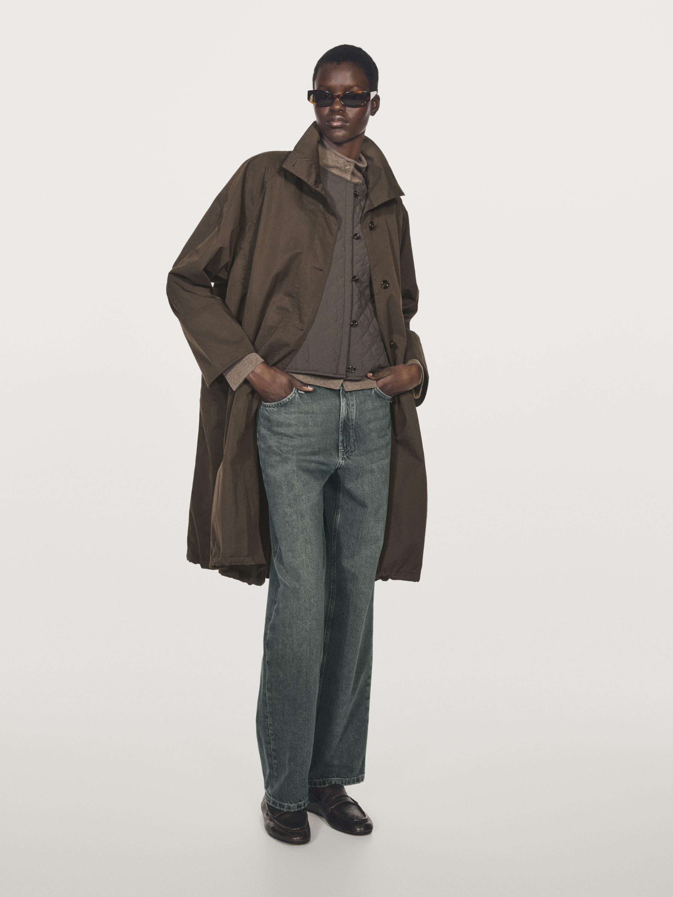 Long parka with detachable gilet