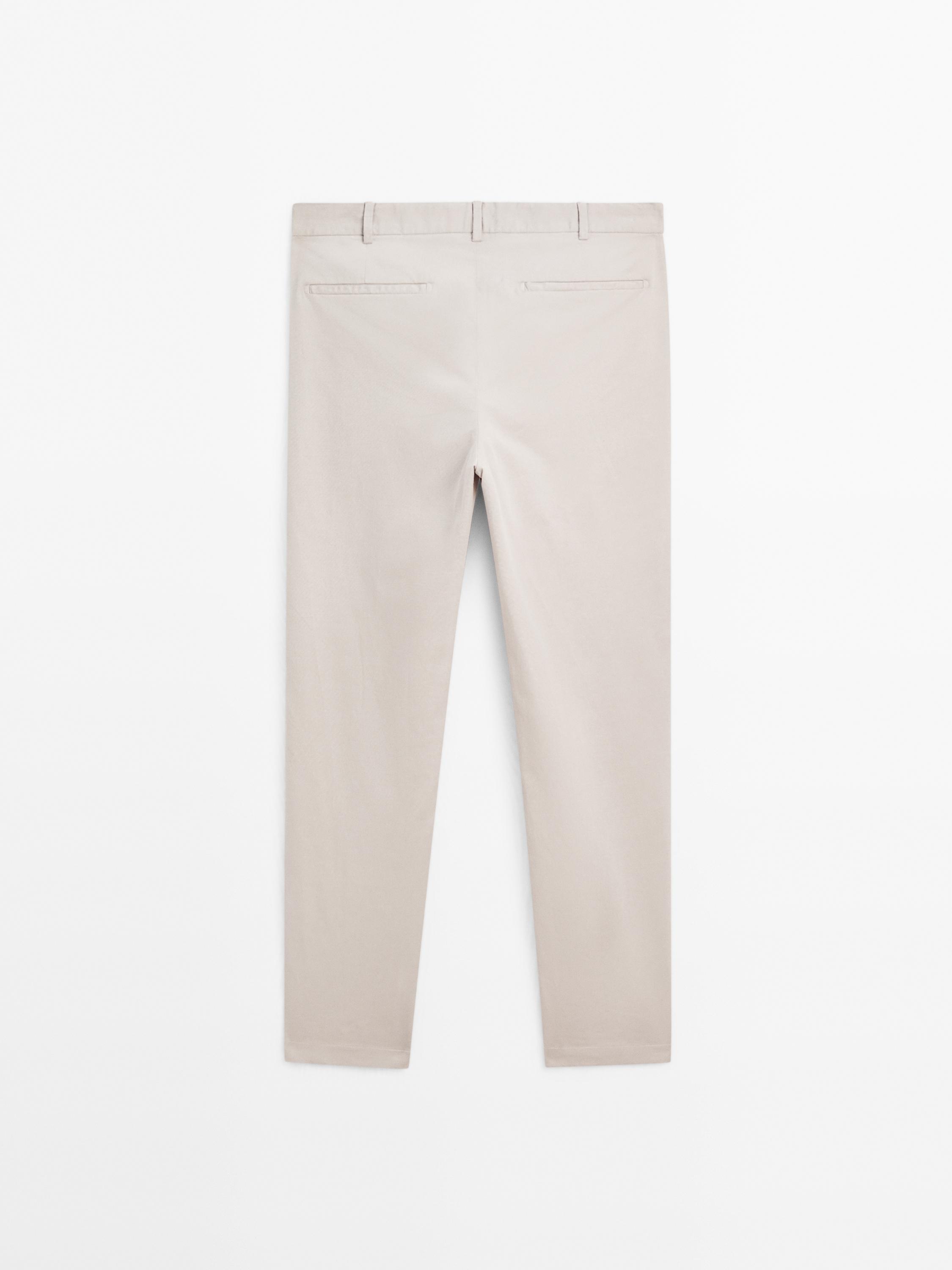 Slim fit trousers
