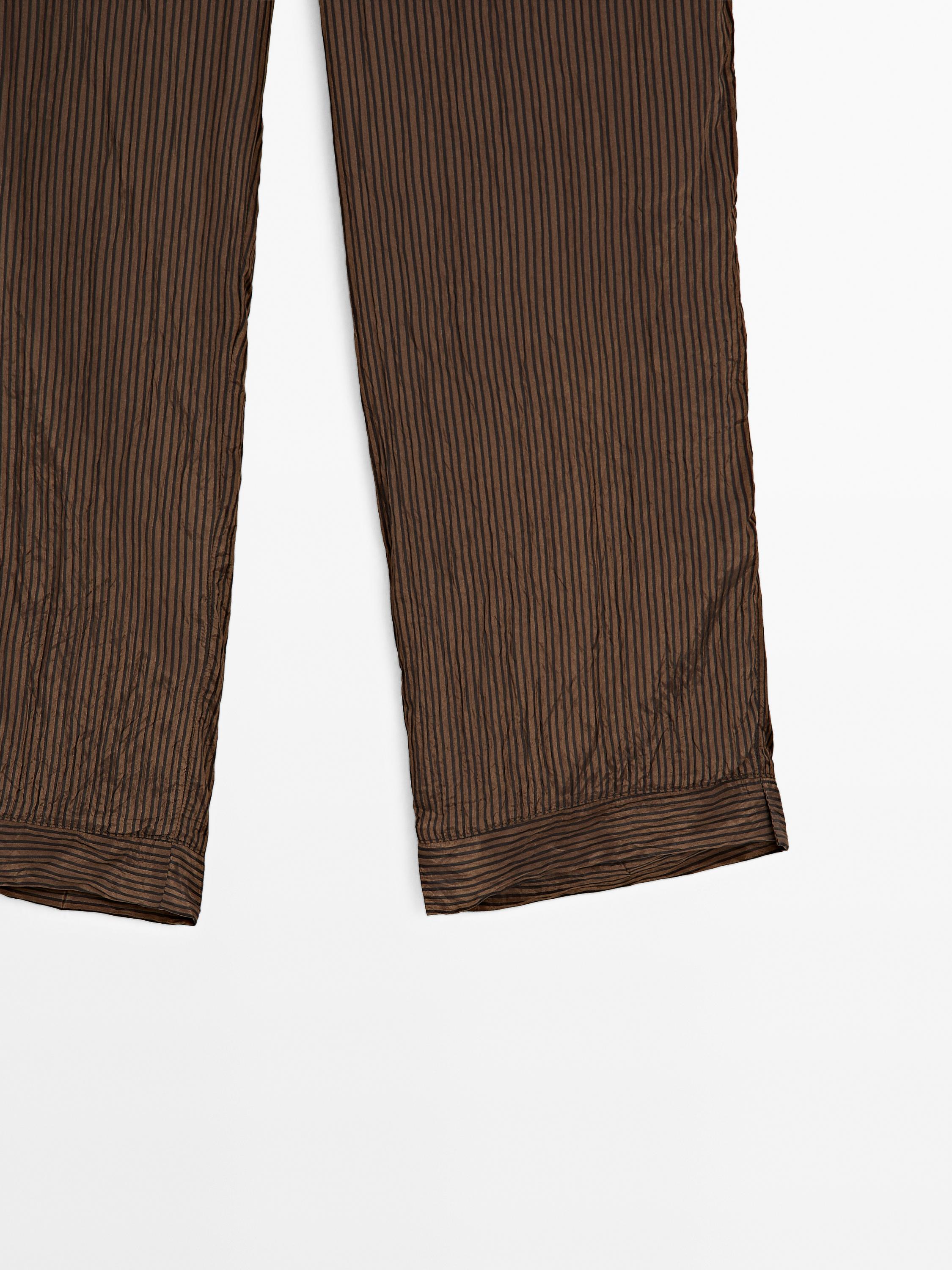 Pinstripe trousers