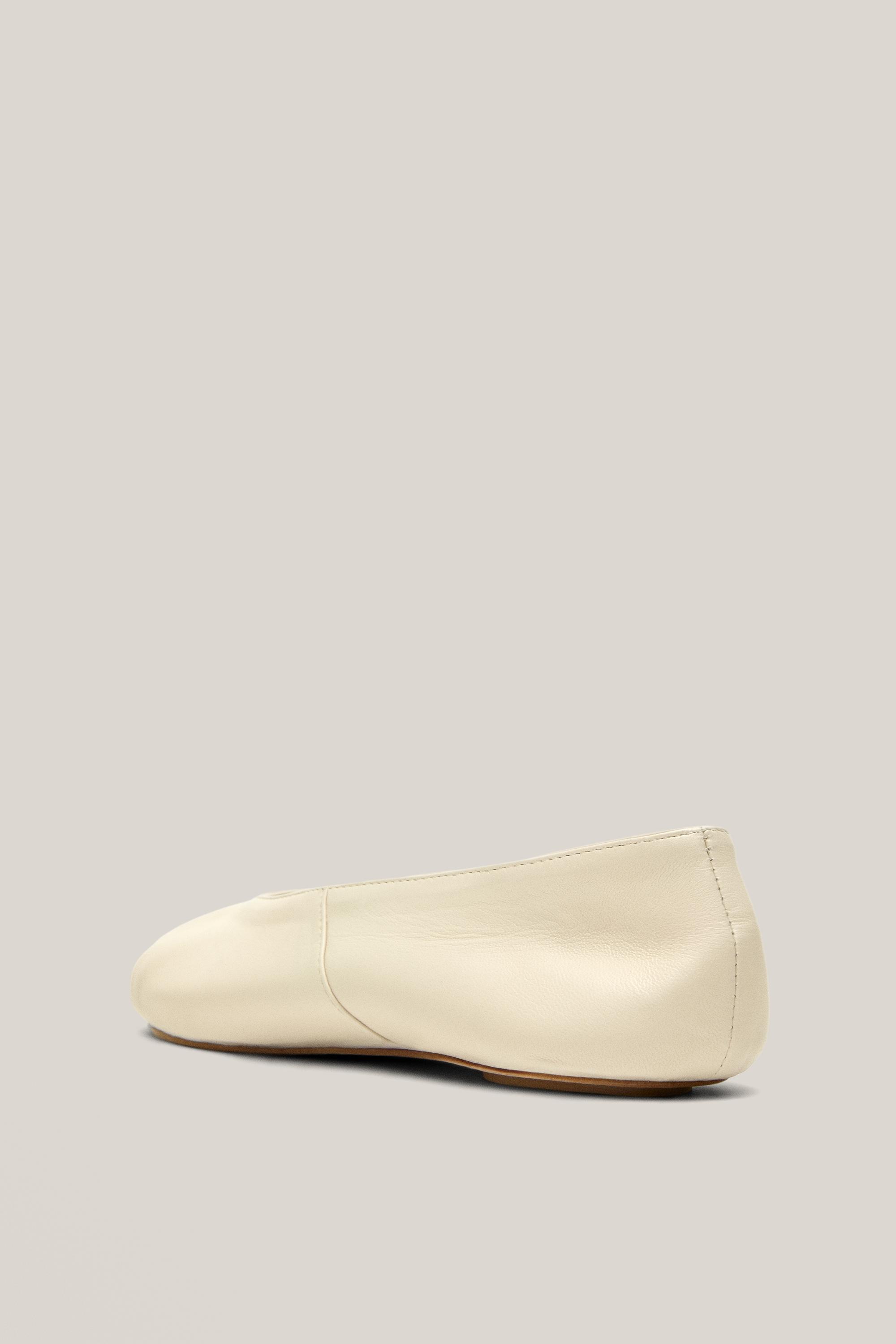 Soft leather ballet flats - Limited Edition — Vanilla