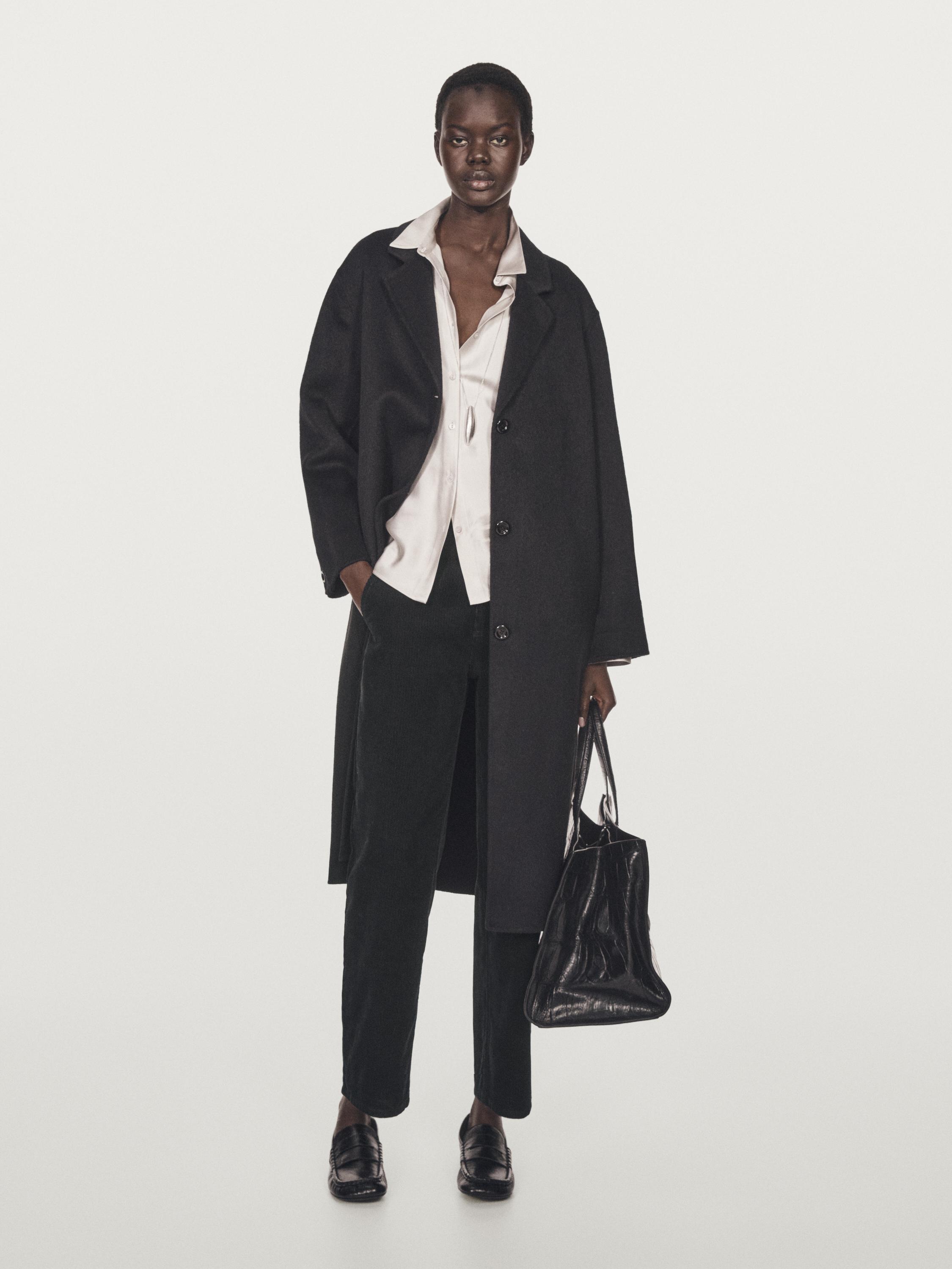 Barrel fit corduroy trousers