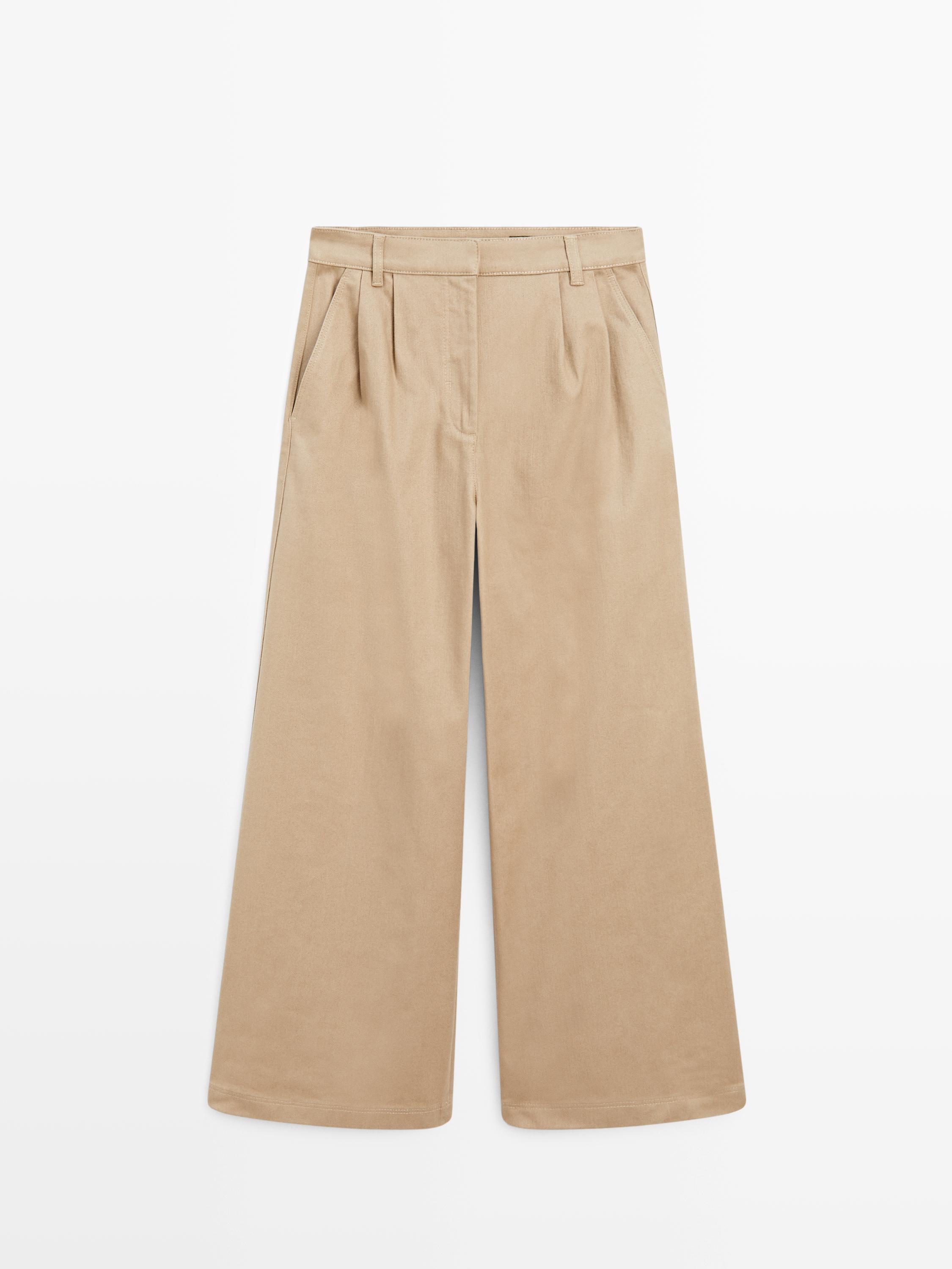 Pantalon large à pinces