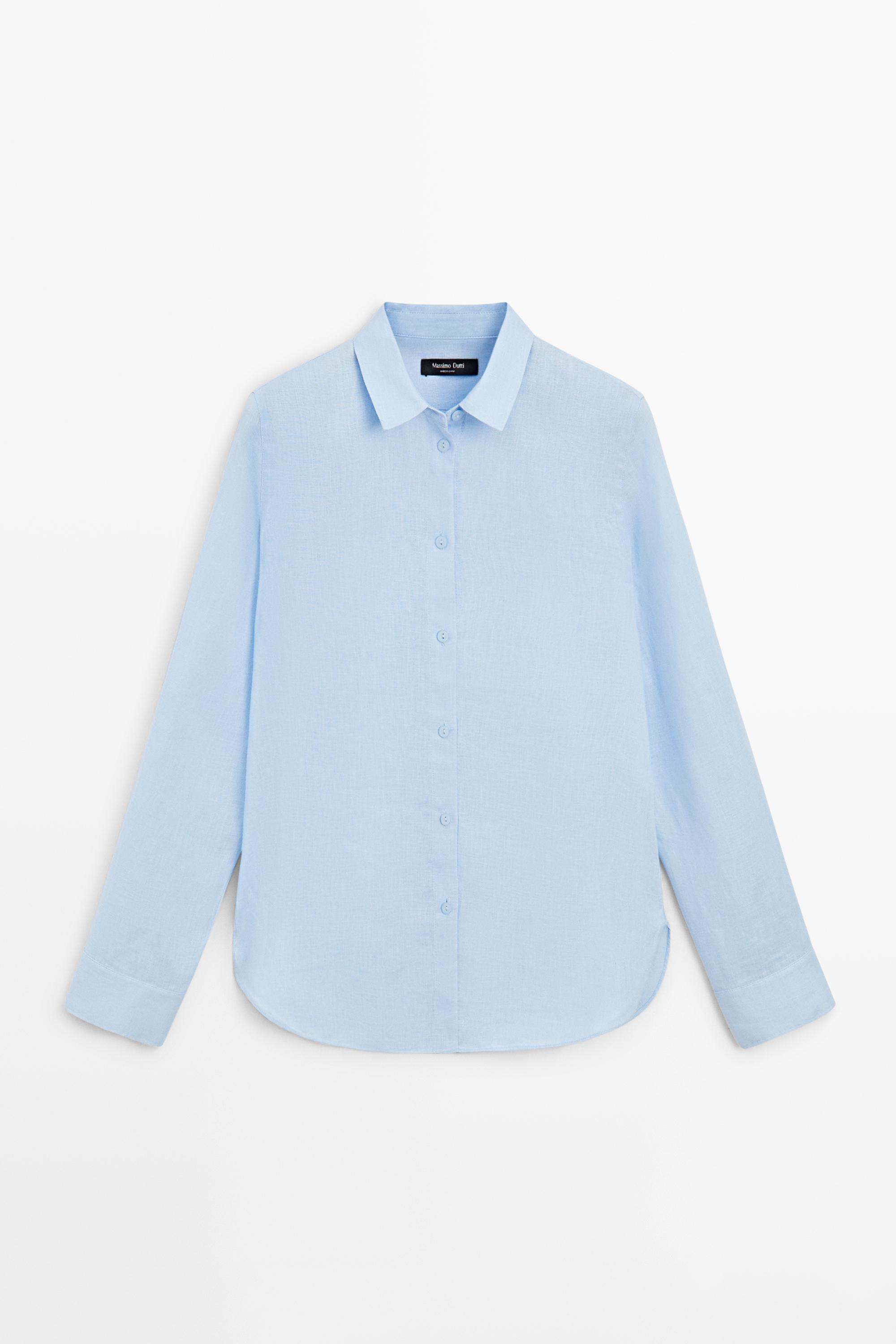 Camisa fluida 100% lino