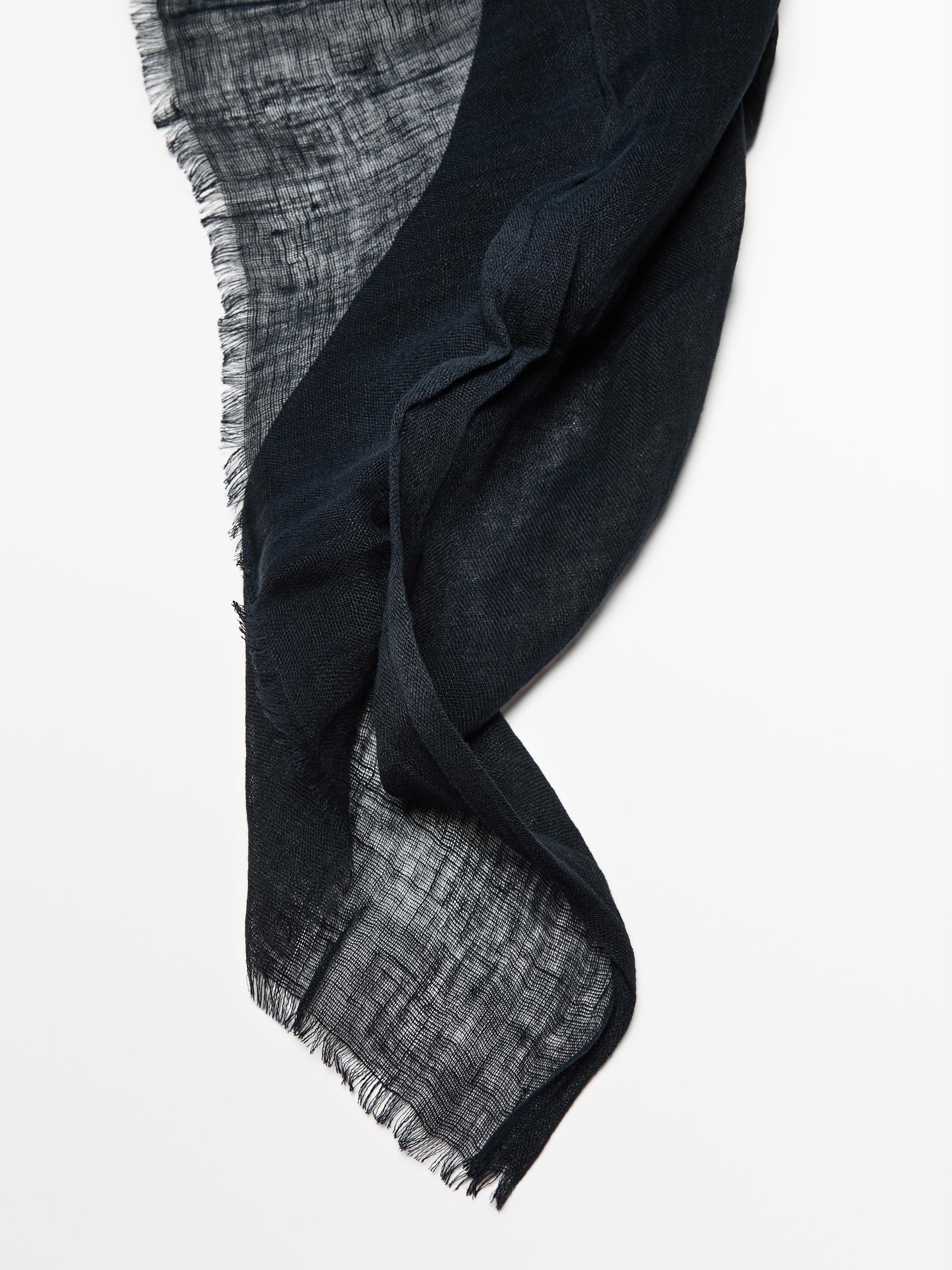 100% linen scarf