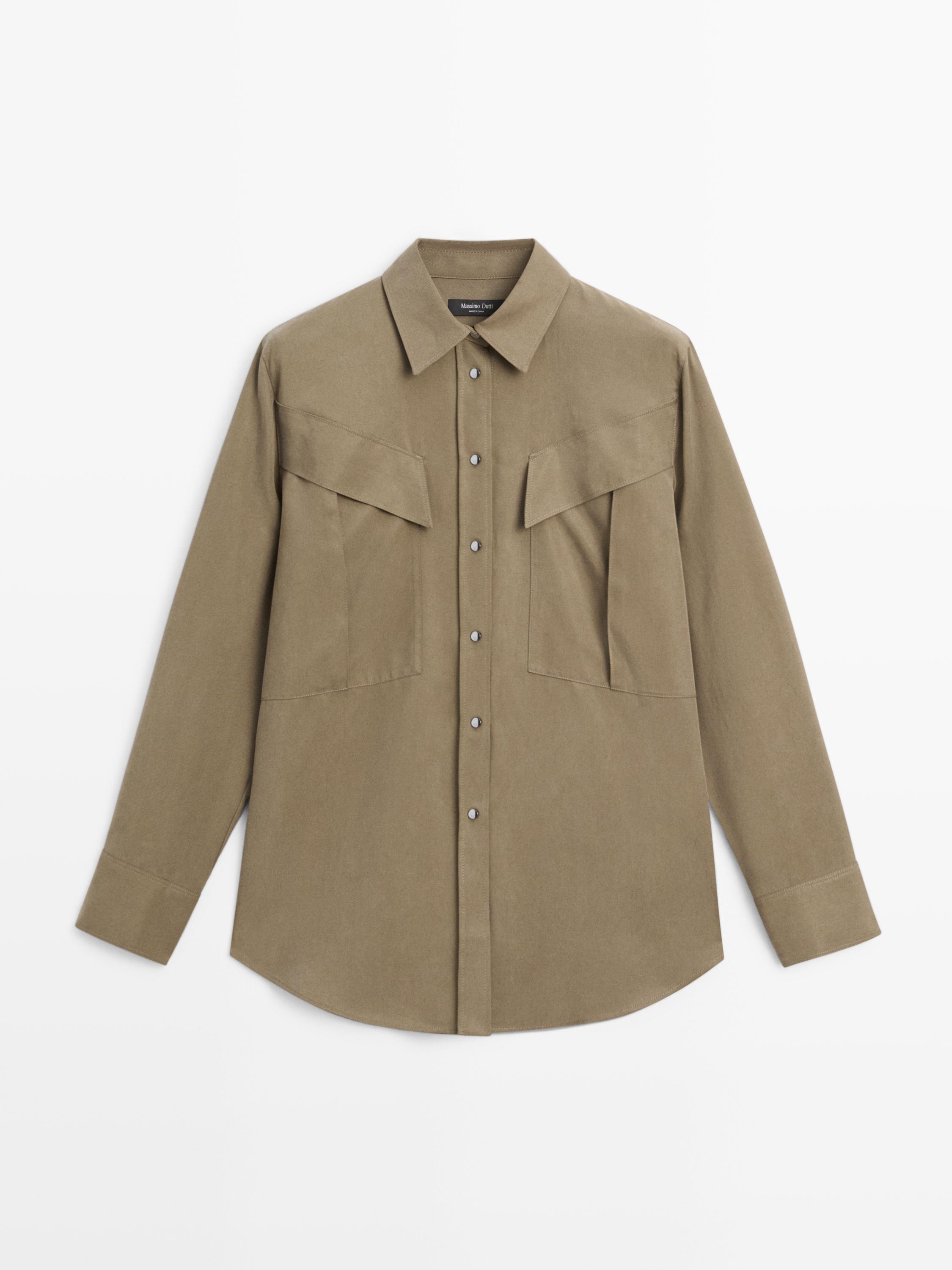 Duga košulja s džepovima