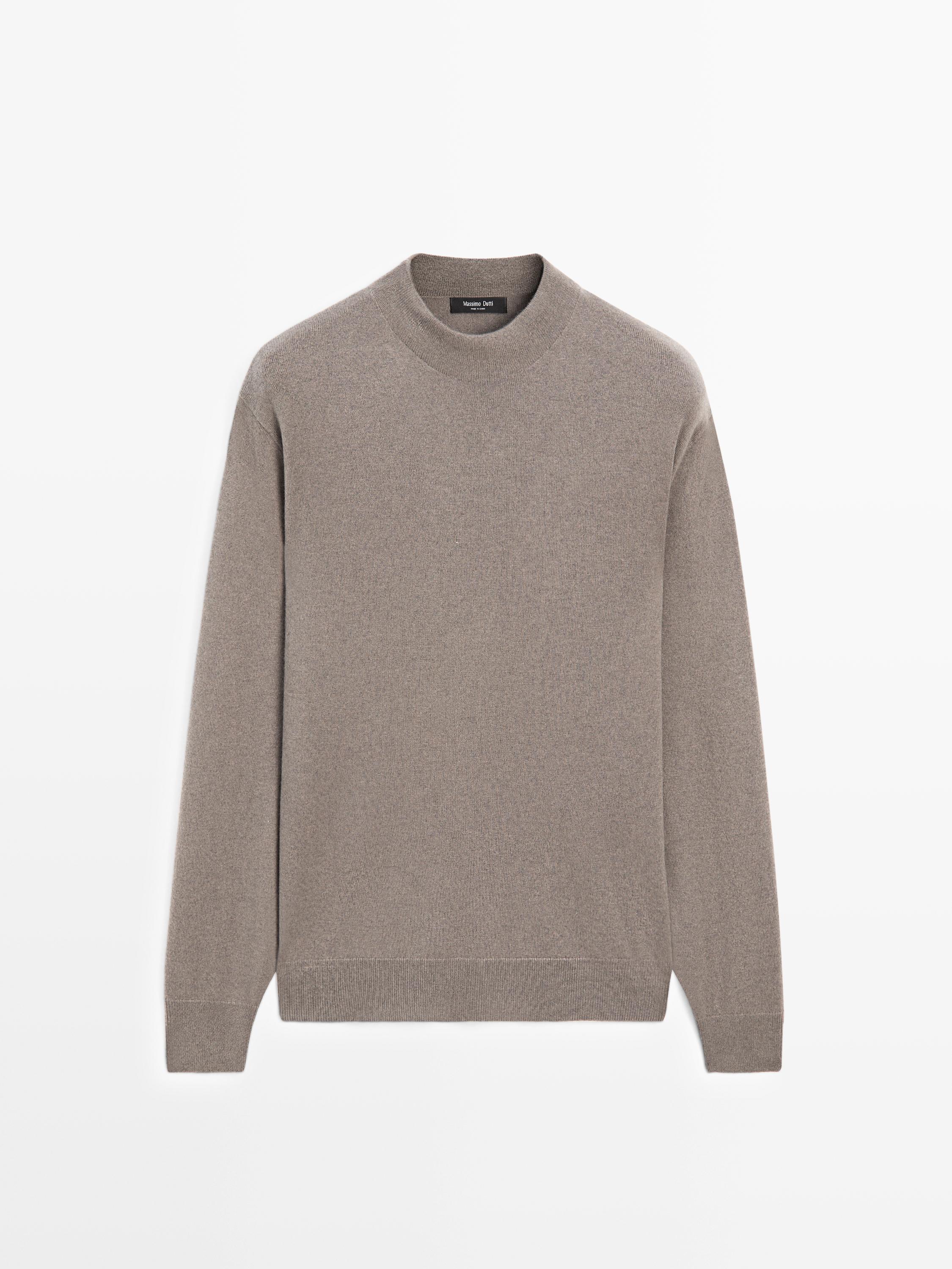 Knit wool and cashmere blend sweater - LIMITED