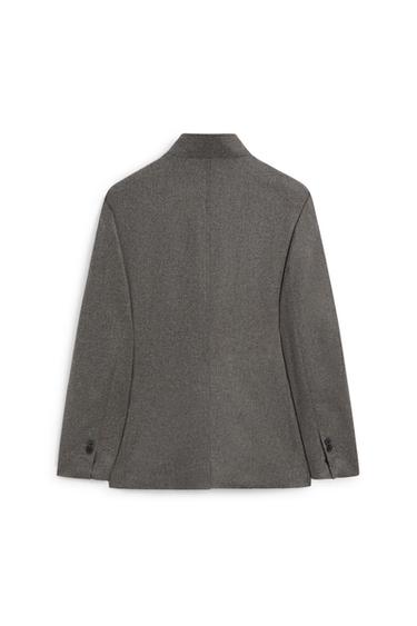 100% wool total look overshirt - LIMITED EDITION — MEDIUM ECRU 7