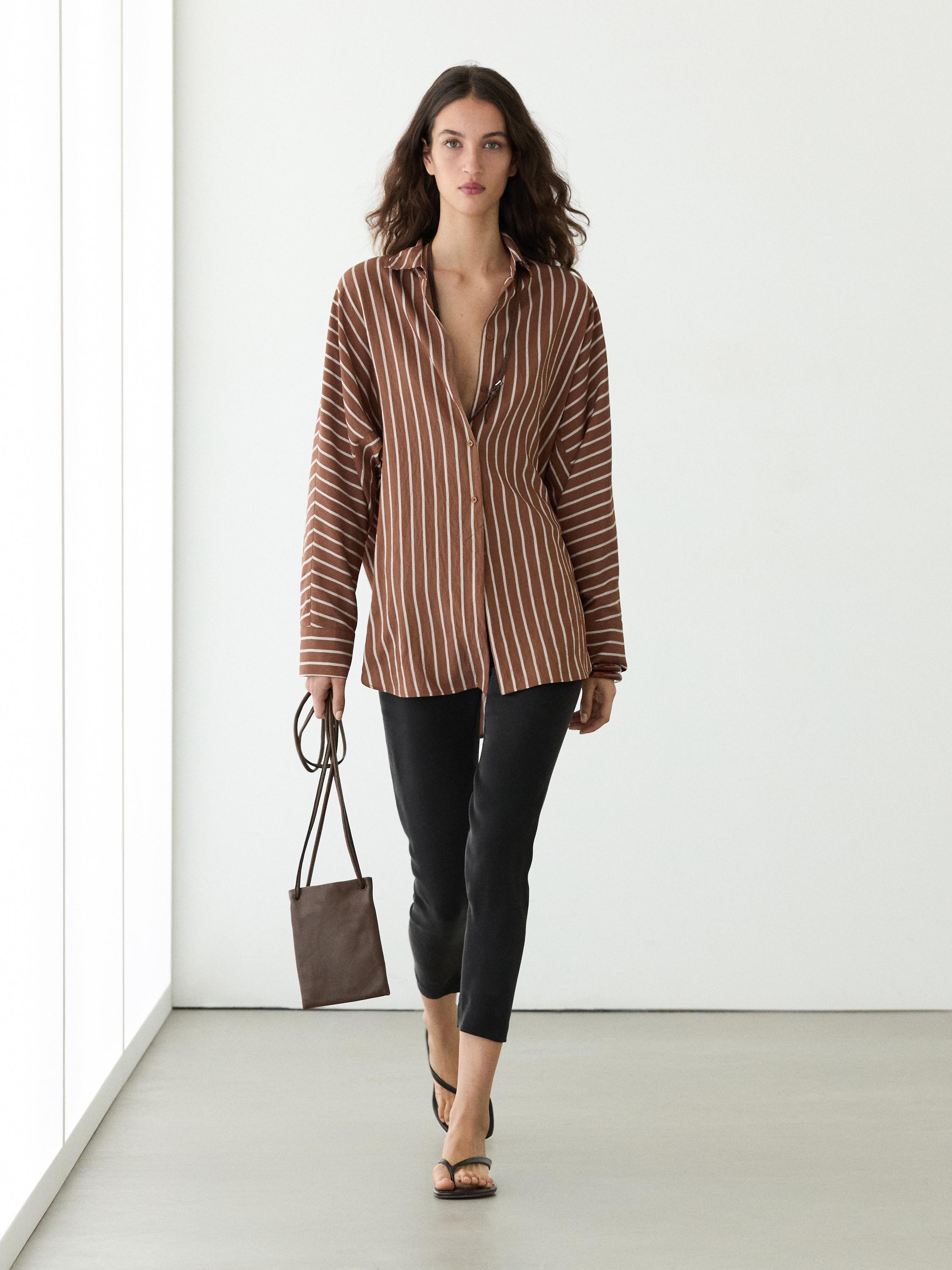 Wijde blouse met kimonomouw