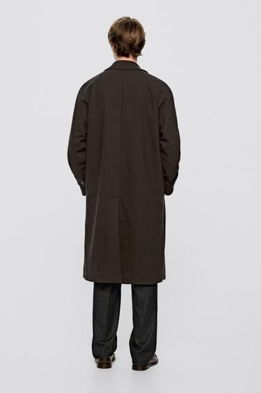 Long reversible coat - LIMITED EDITION — BROWN MARL 4