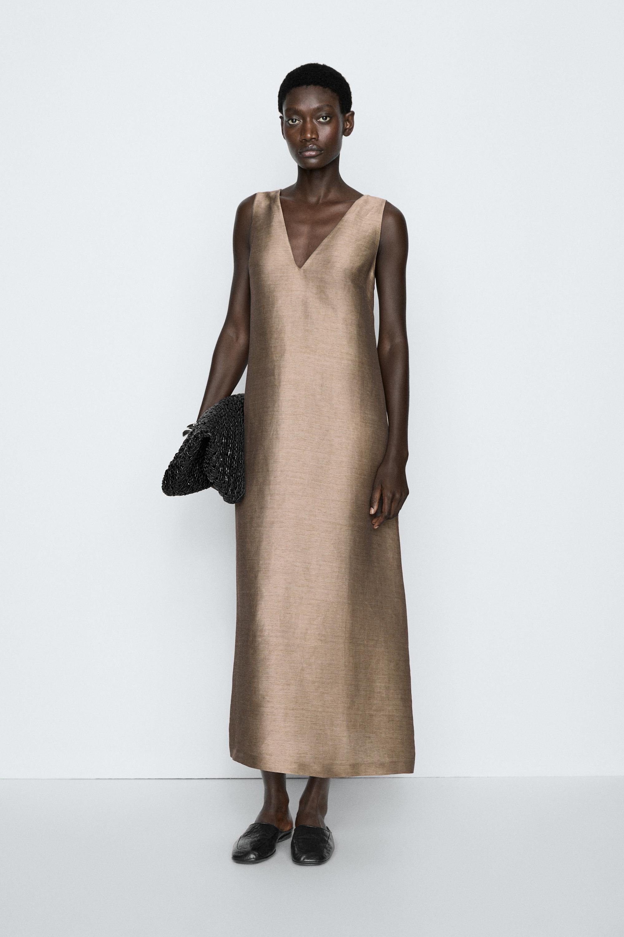 Wide strap midi dress - STUDIO