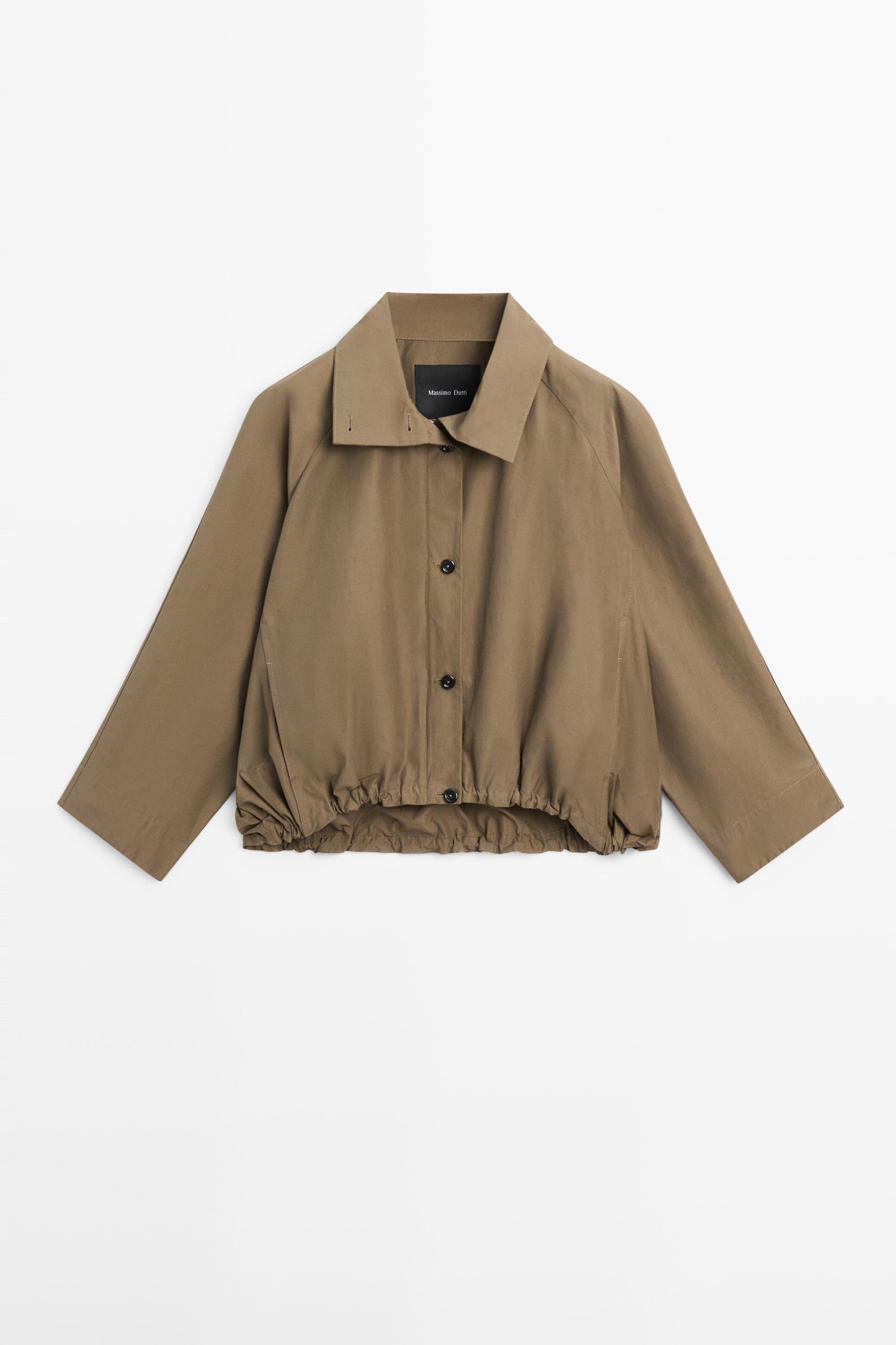 High neck bomber jacket