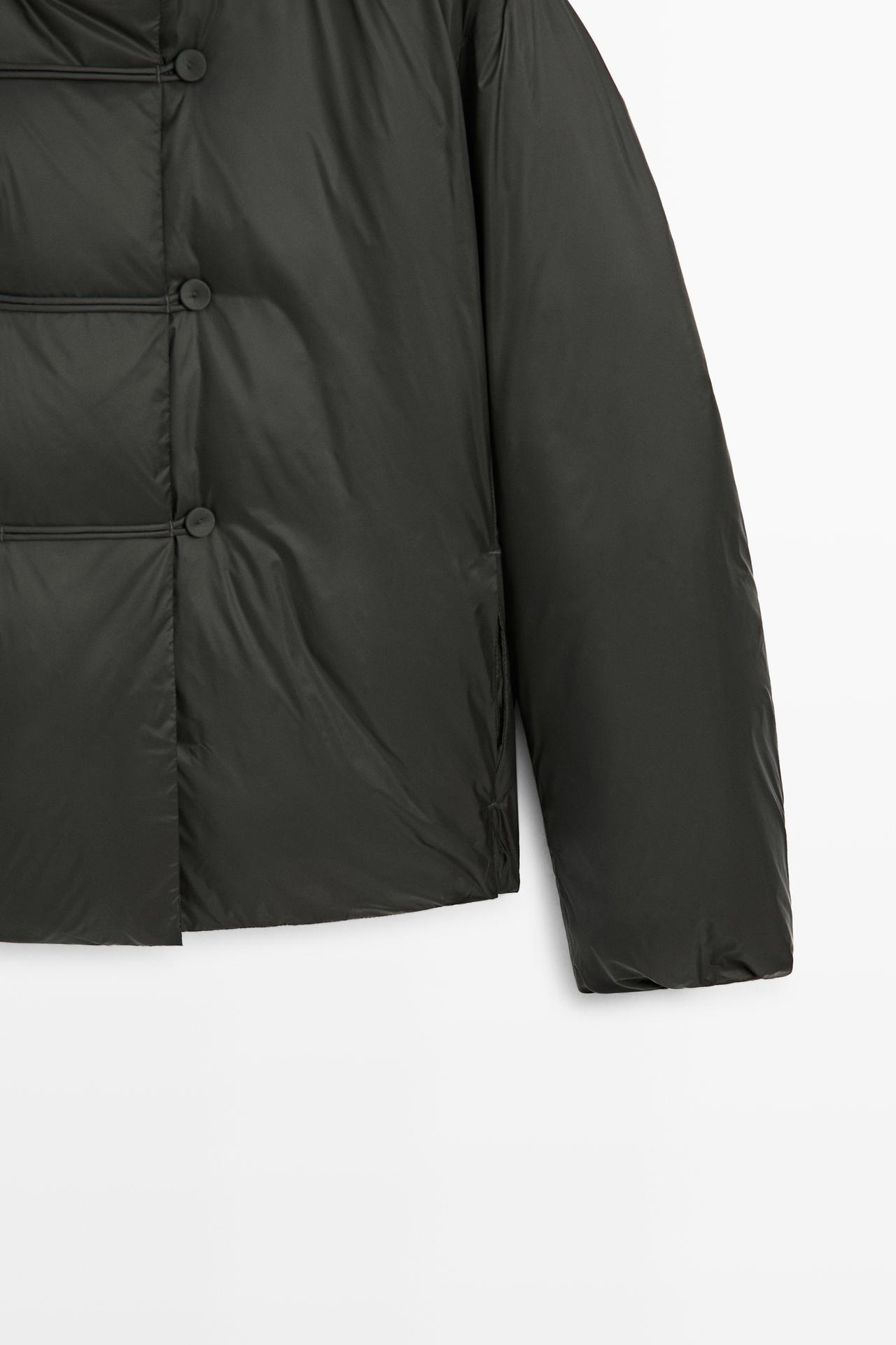 Down jacket with toggle detail — ANTHRACITE GREY