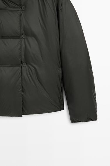 Down jacket with toggle detail — ANTHRACITE GREY 7