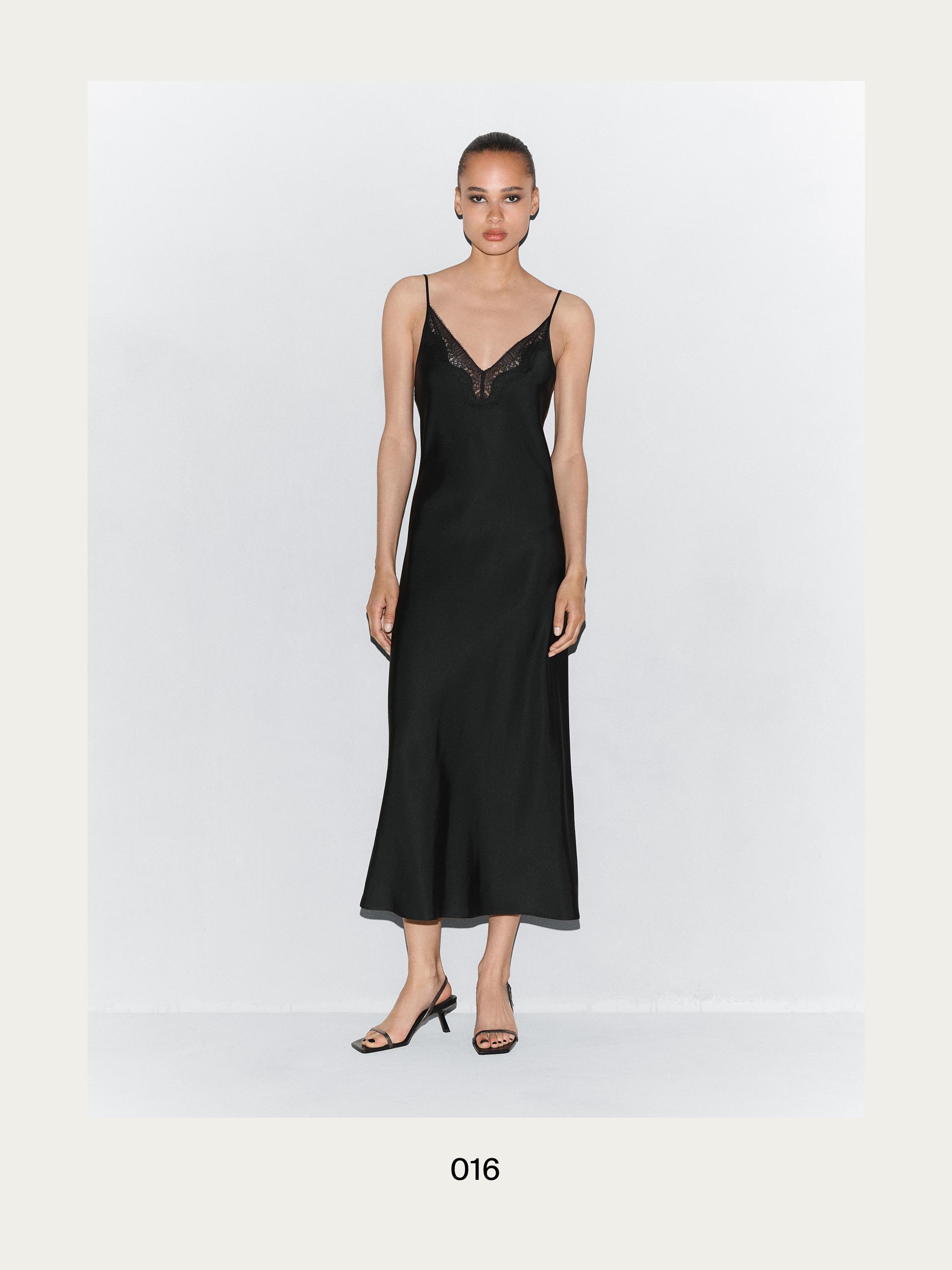 Vestido longo lenceiro satinado