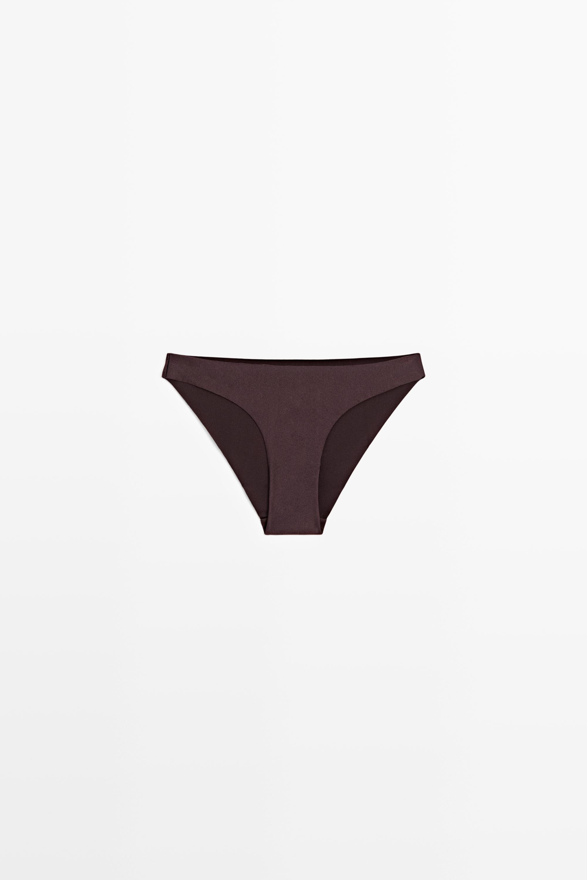 Glittery bikini bottoms — BROWN