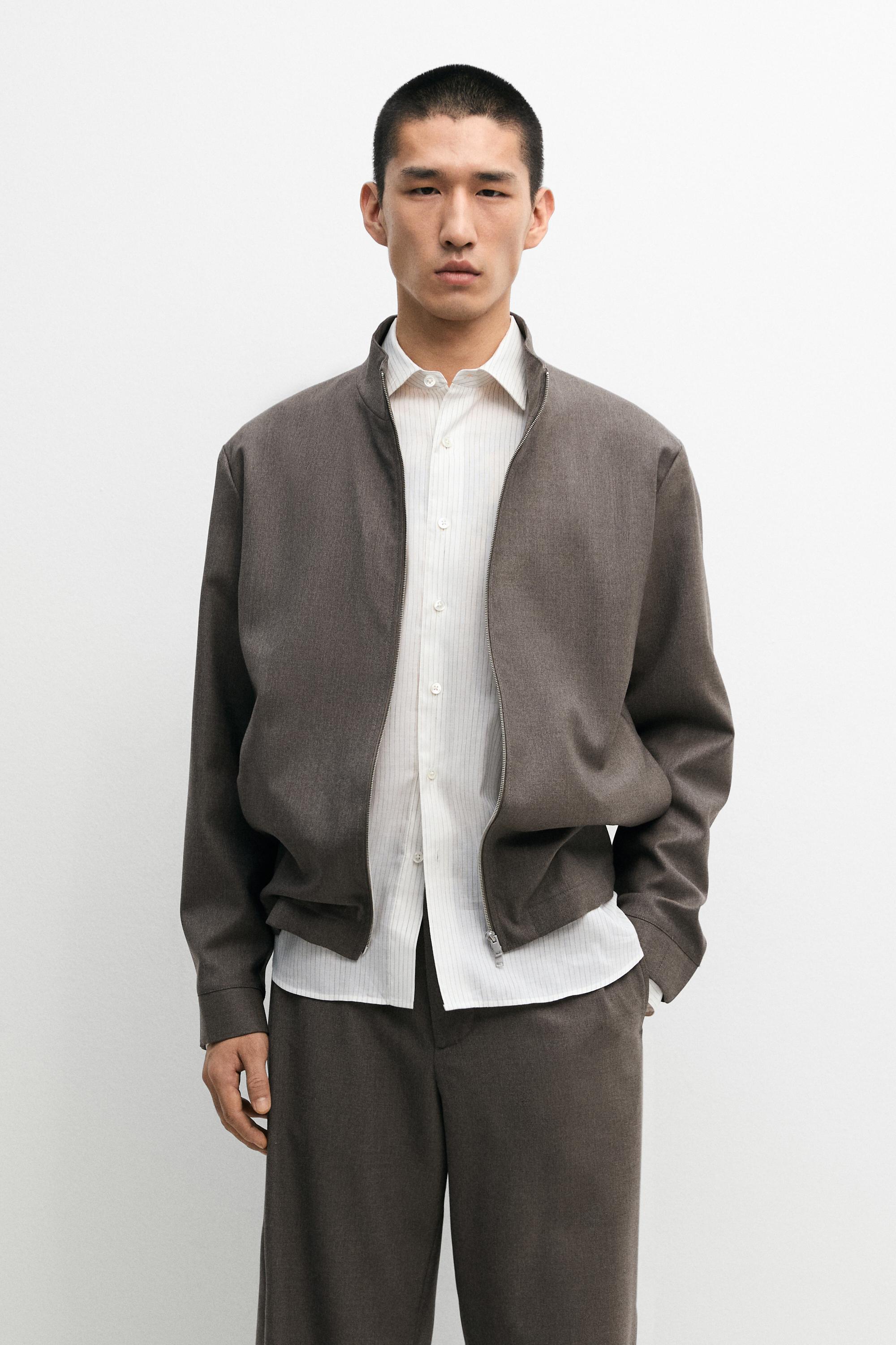 Cool wool blend jacket