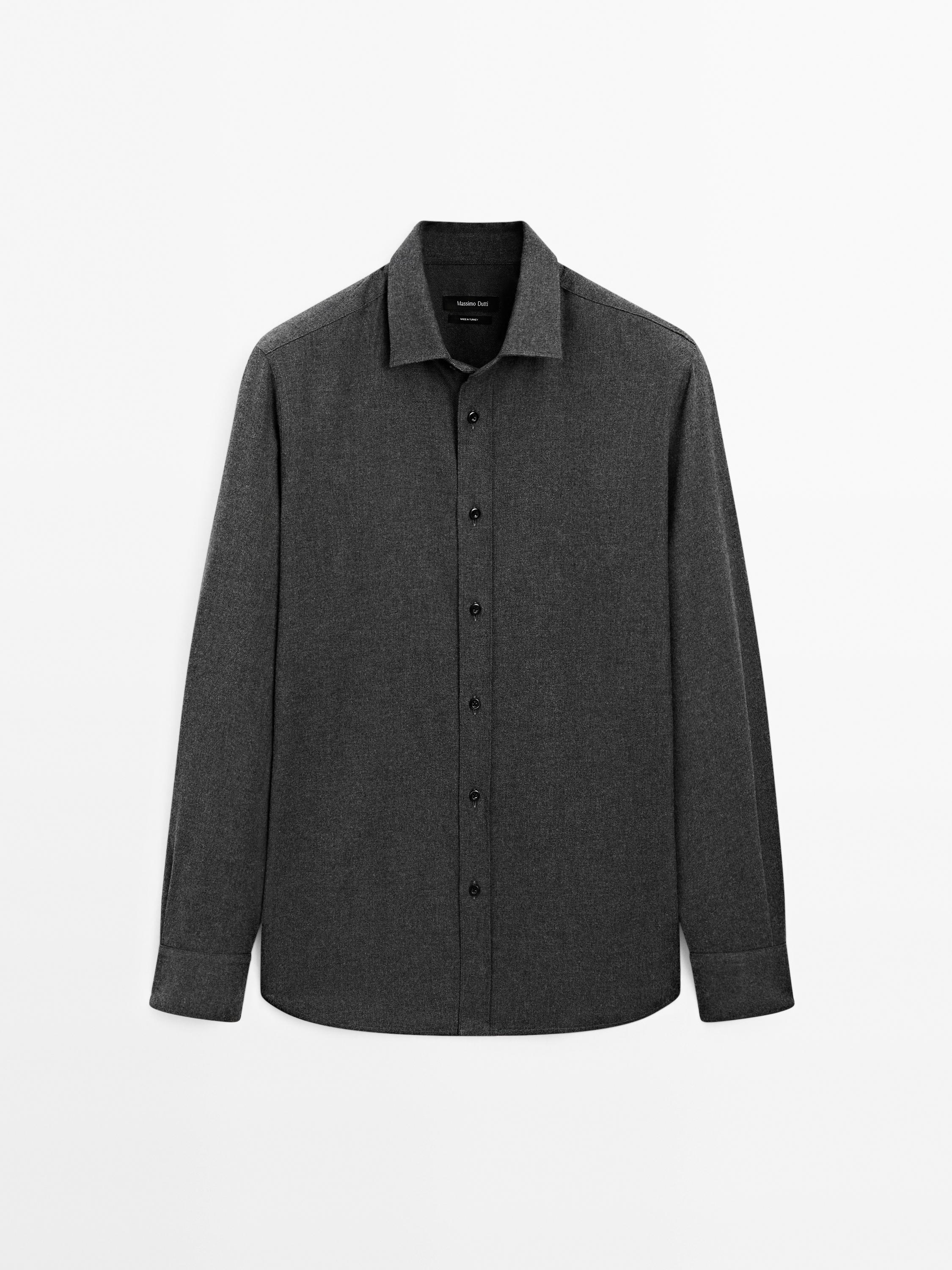 100% cotton regular fit twill shirt