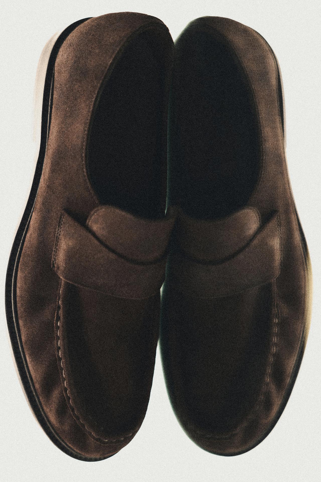 Soft leather moc toe loafer - LIMITED EDITION — BROWN