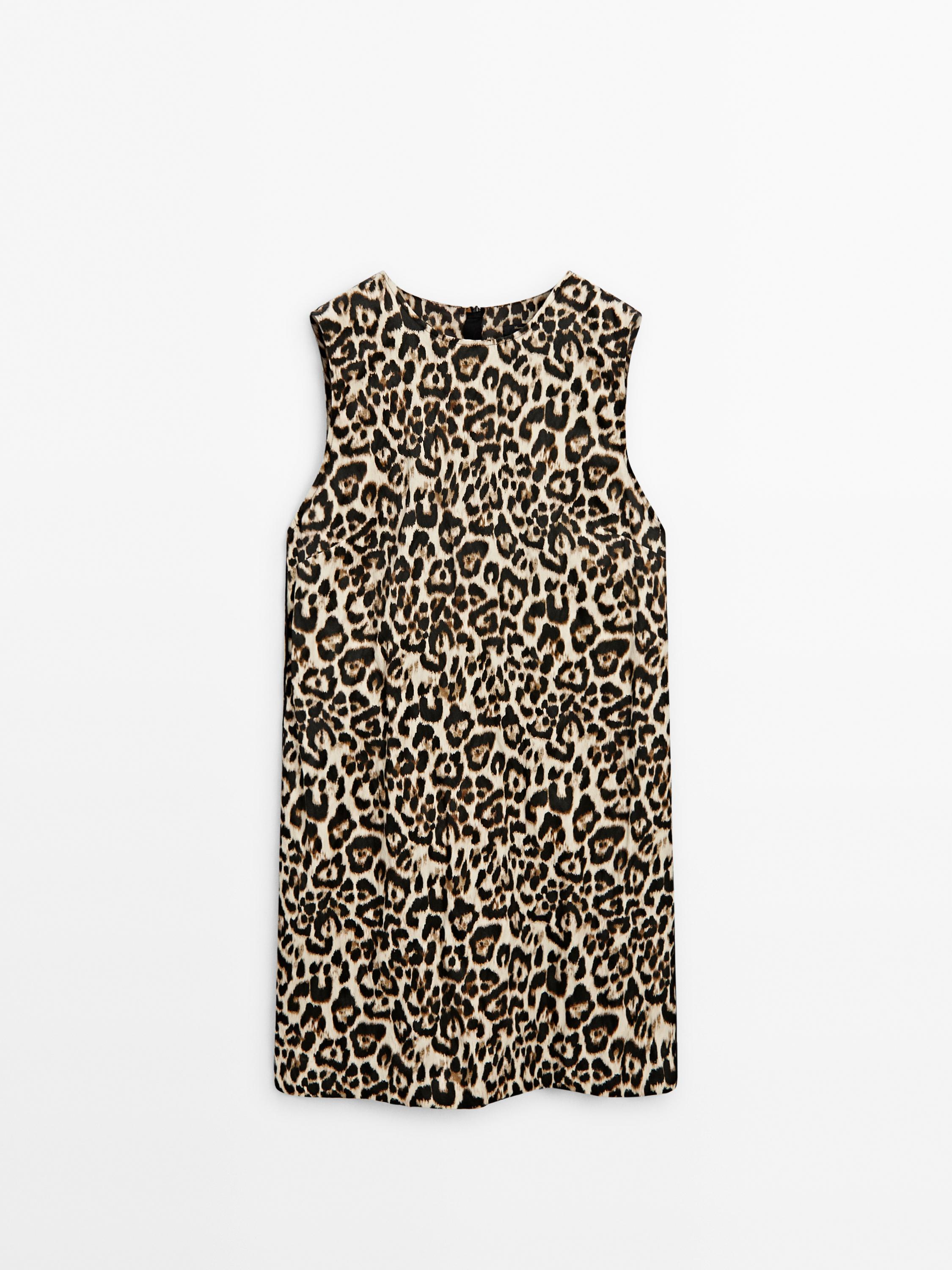 Mini-robe à imprimé animal