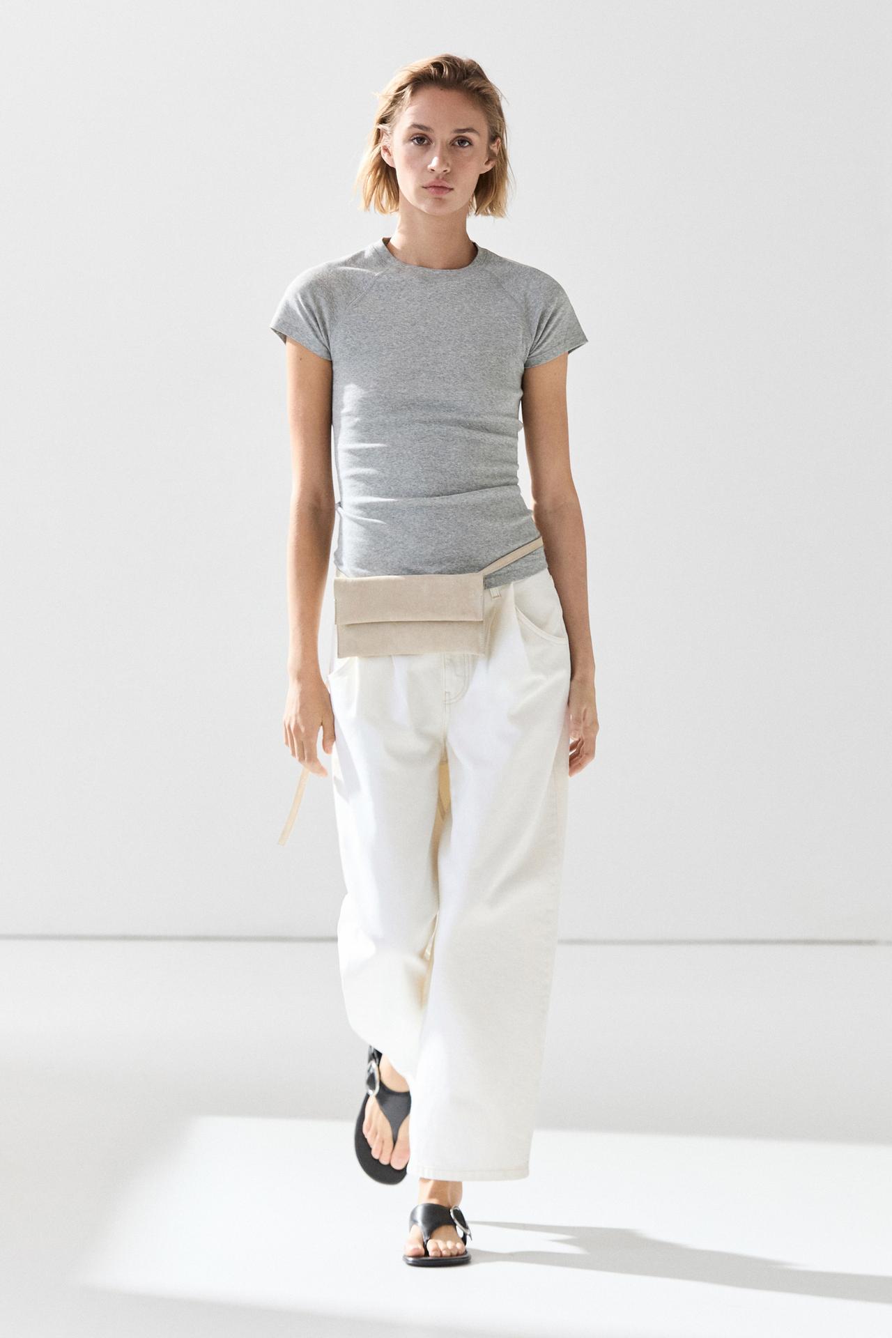 Short Sleeve Raglan T-Shirt — GREY