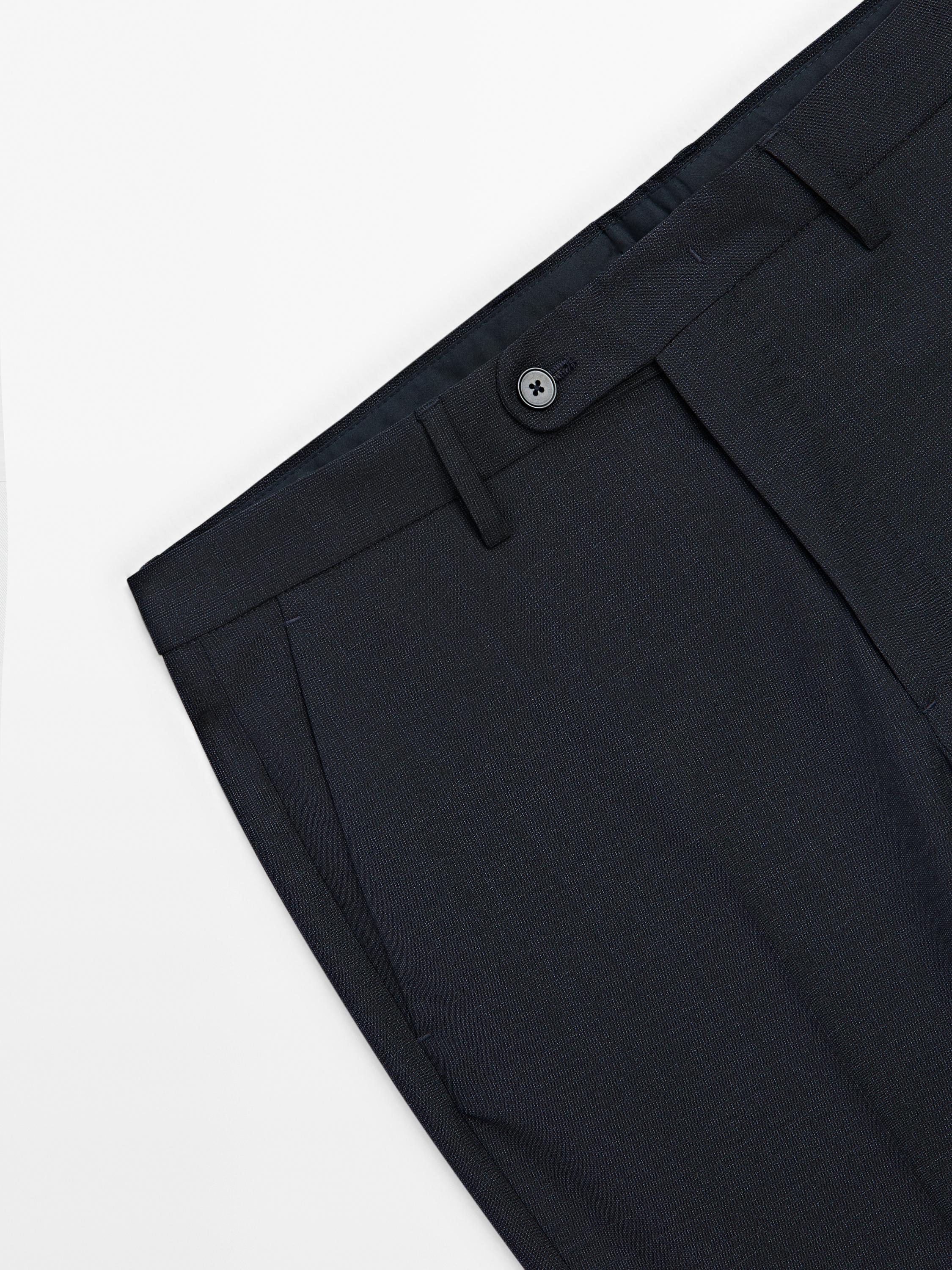 100% wool suit trousers