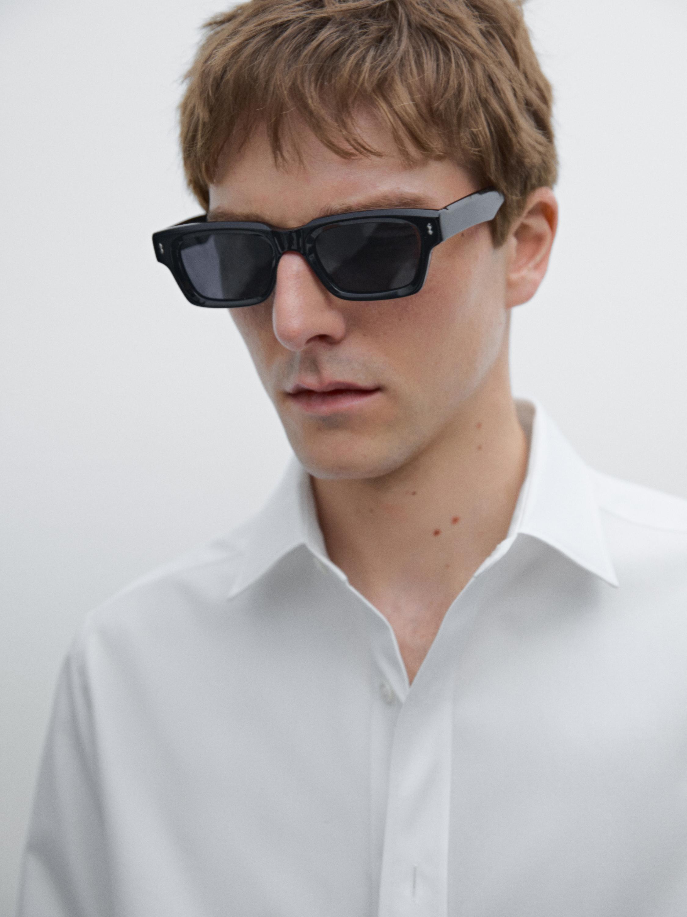 Regular-fit 100% cotton shirt