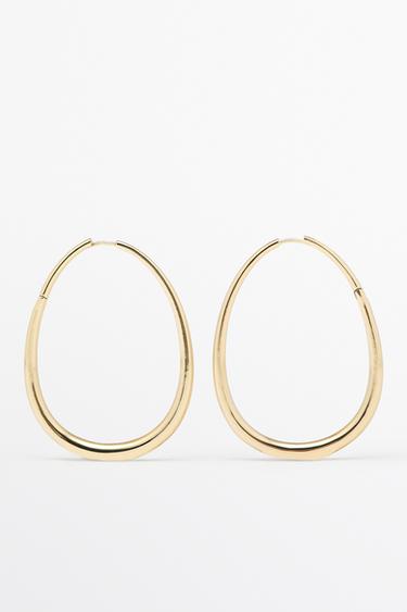 XL hoop earrings — GOLDEN 1