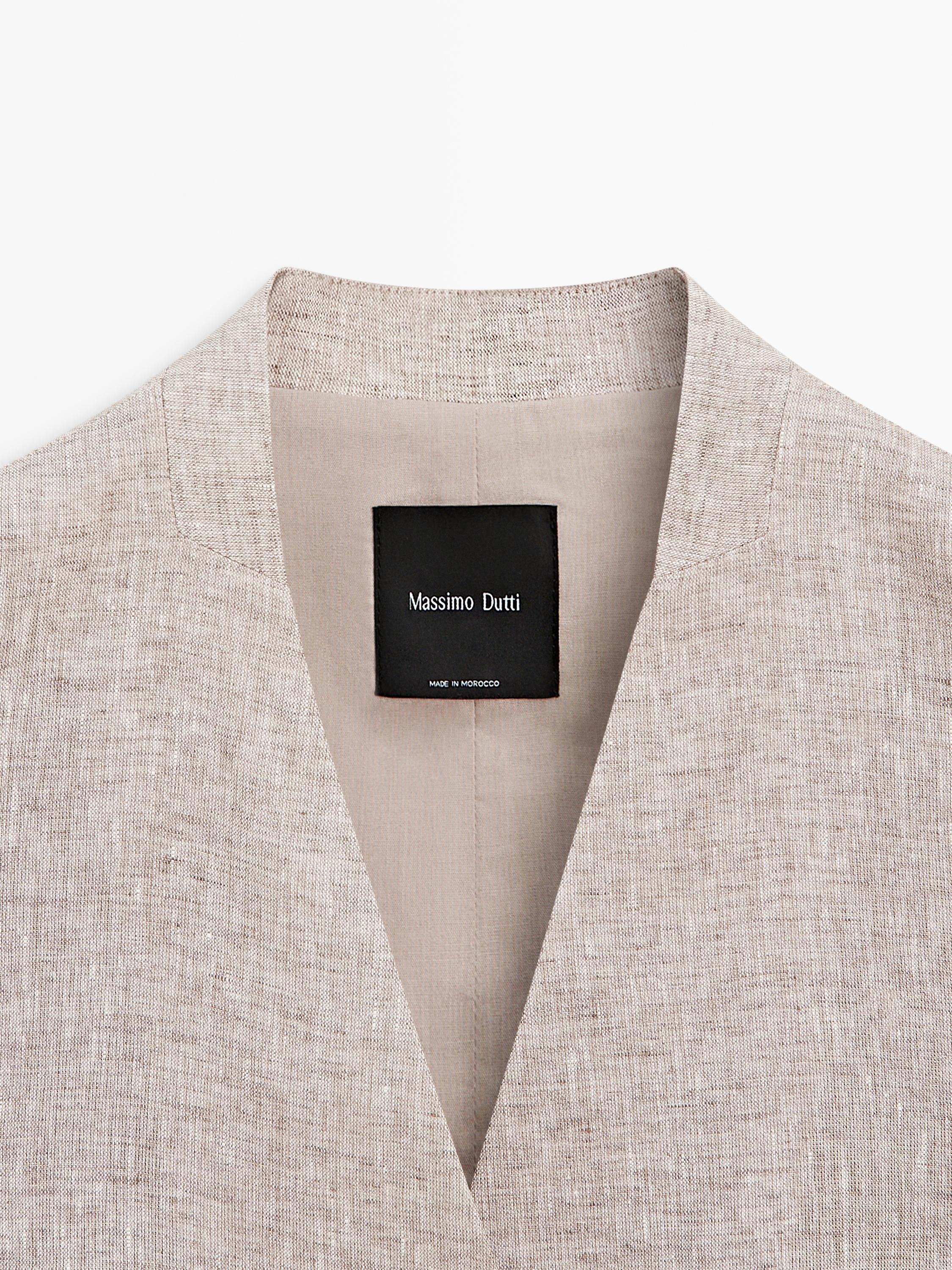 Kruvaze detaylı takım yeleği