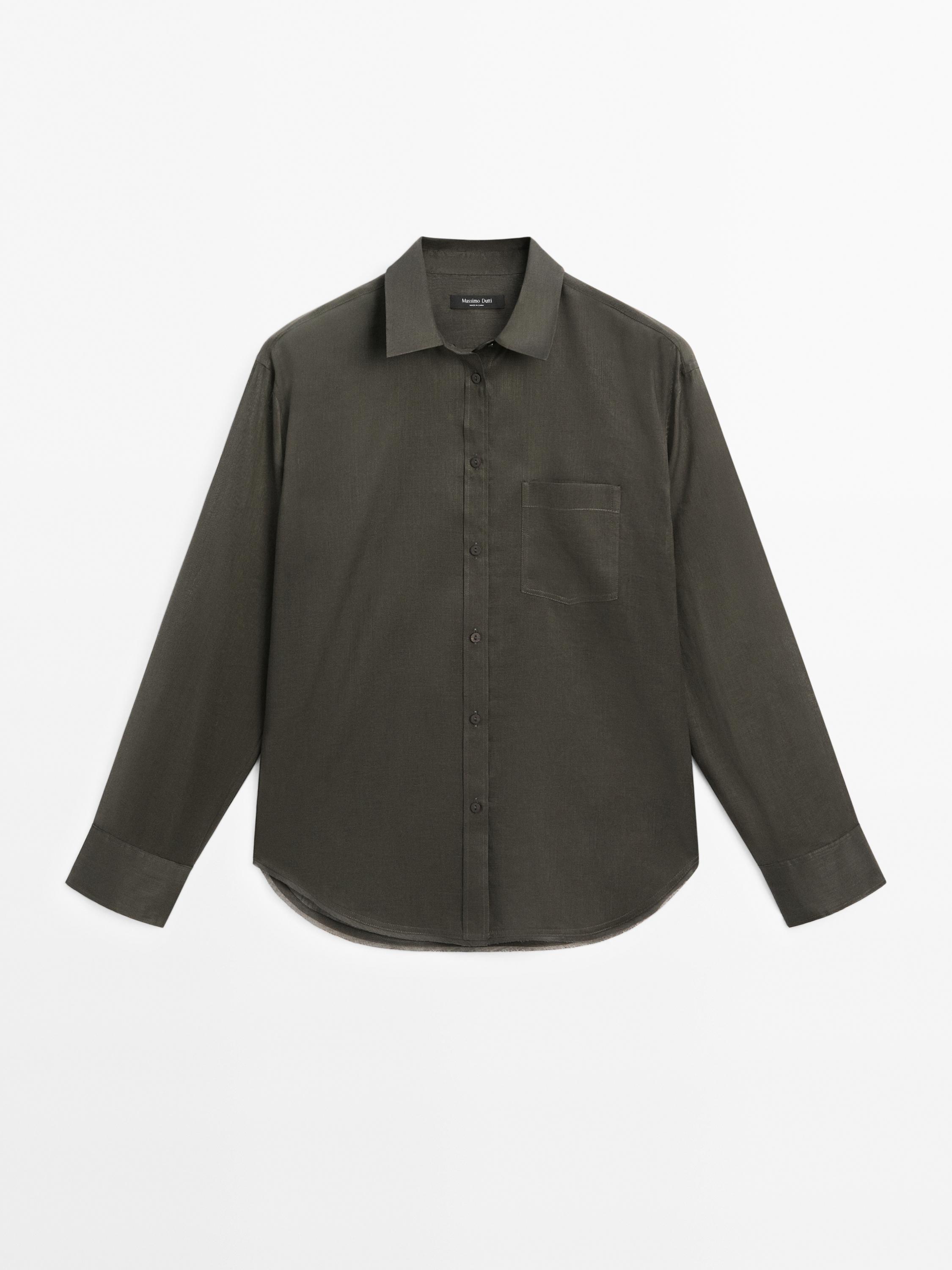 Chemise fluide en ramie