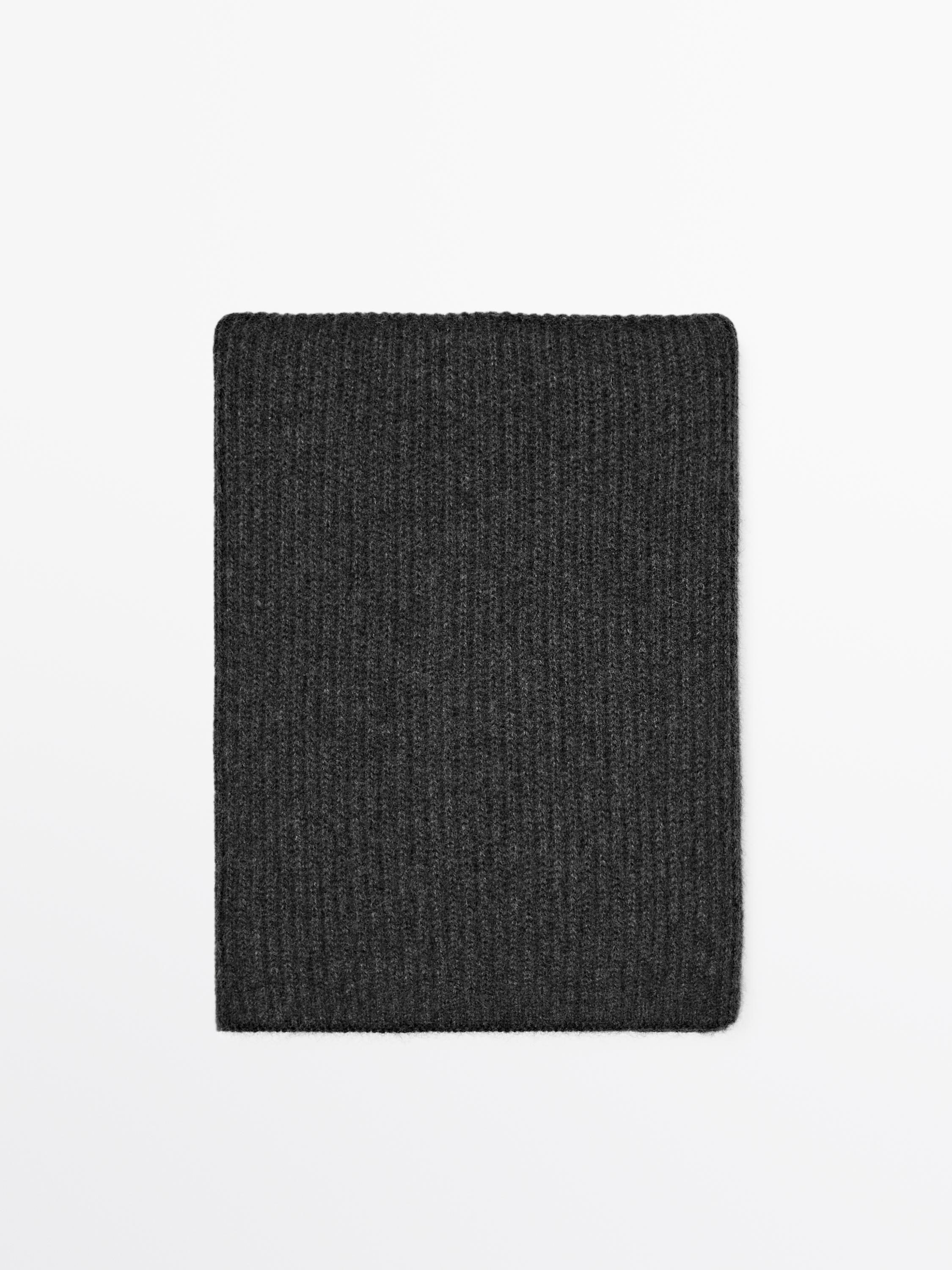Bufanda canalé 100% cashmere