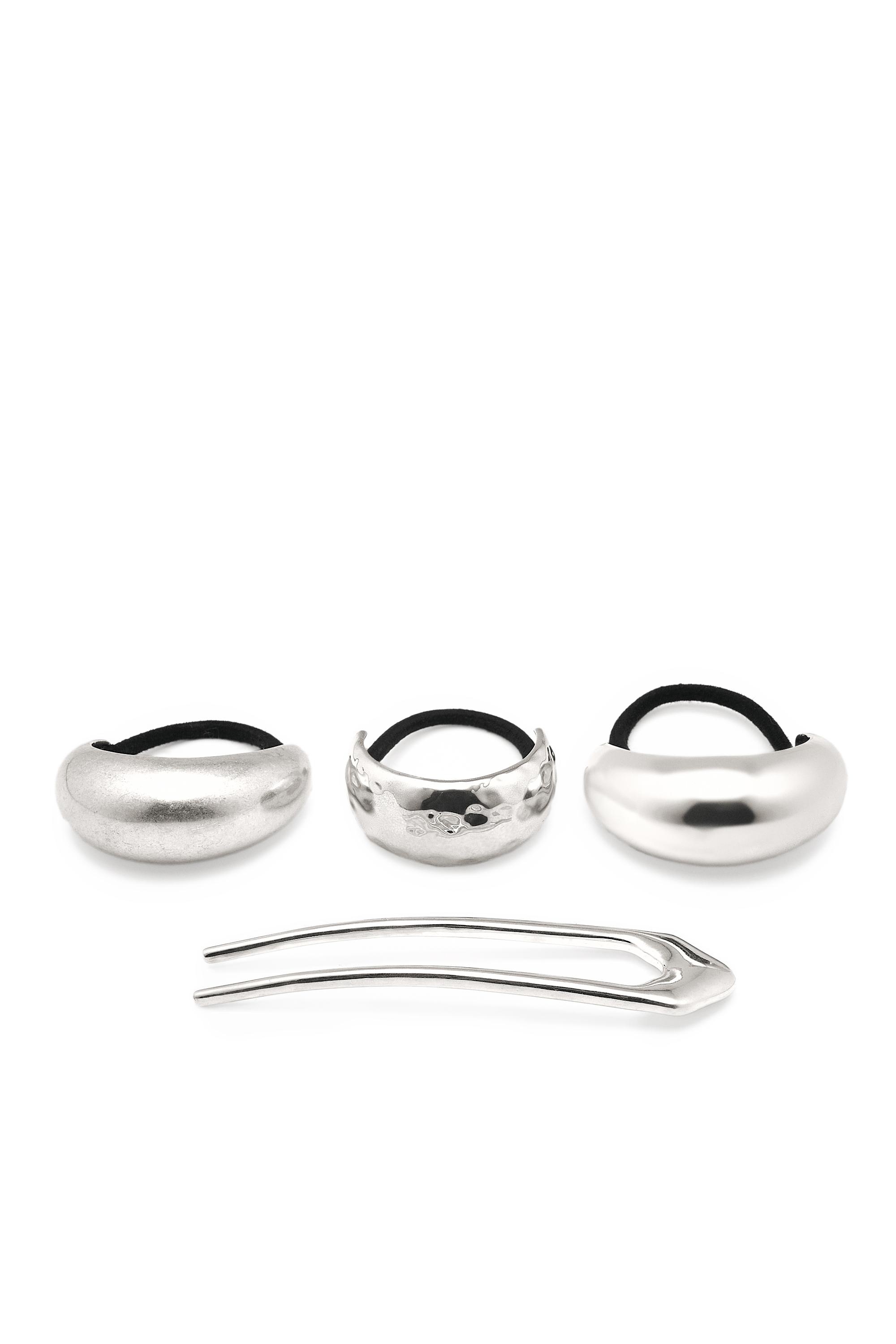 Set of hair clips - STUDIO — SILVER