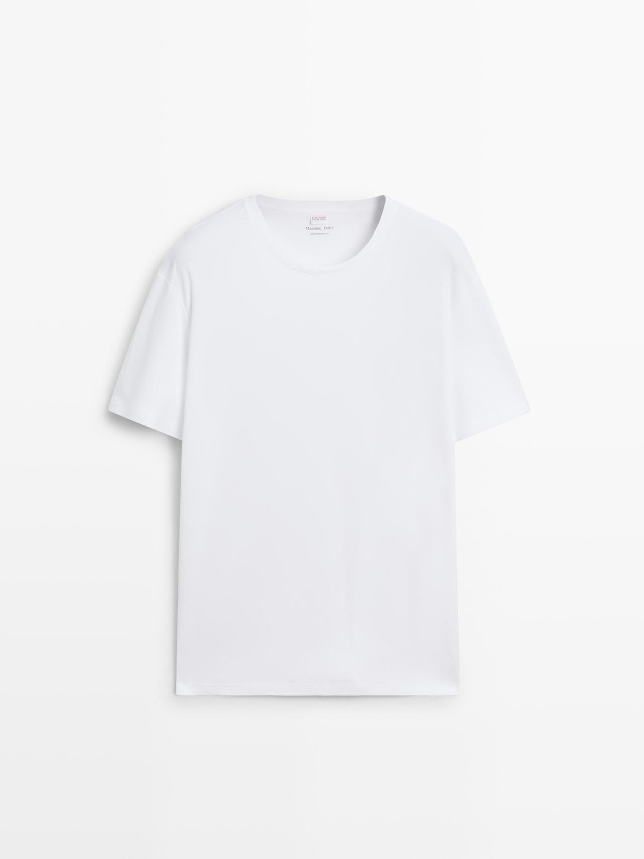 Pigiama Con Maglietta A Maniche Corte E Pantaloni A Righe - Blu Marino - L - Massimo Dutti - Maschile