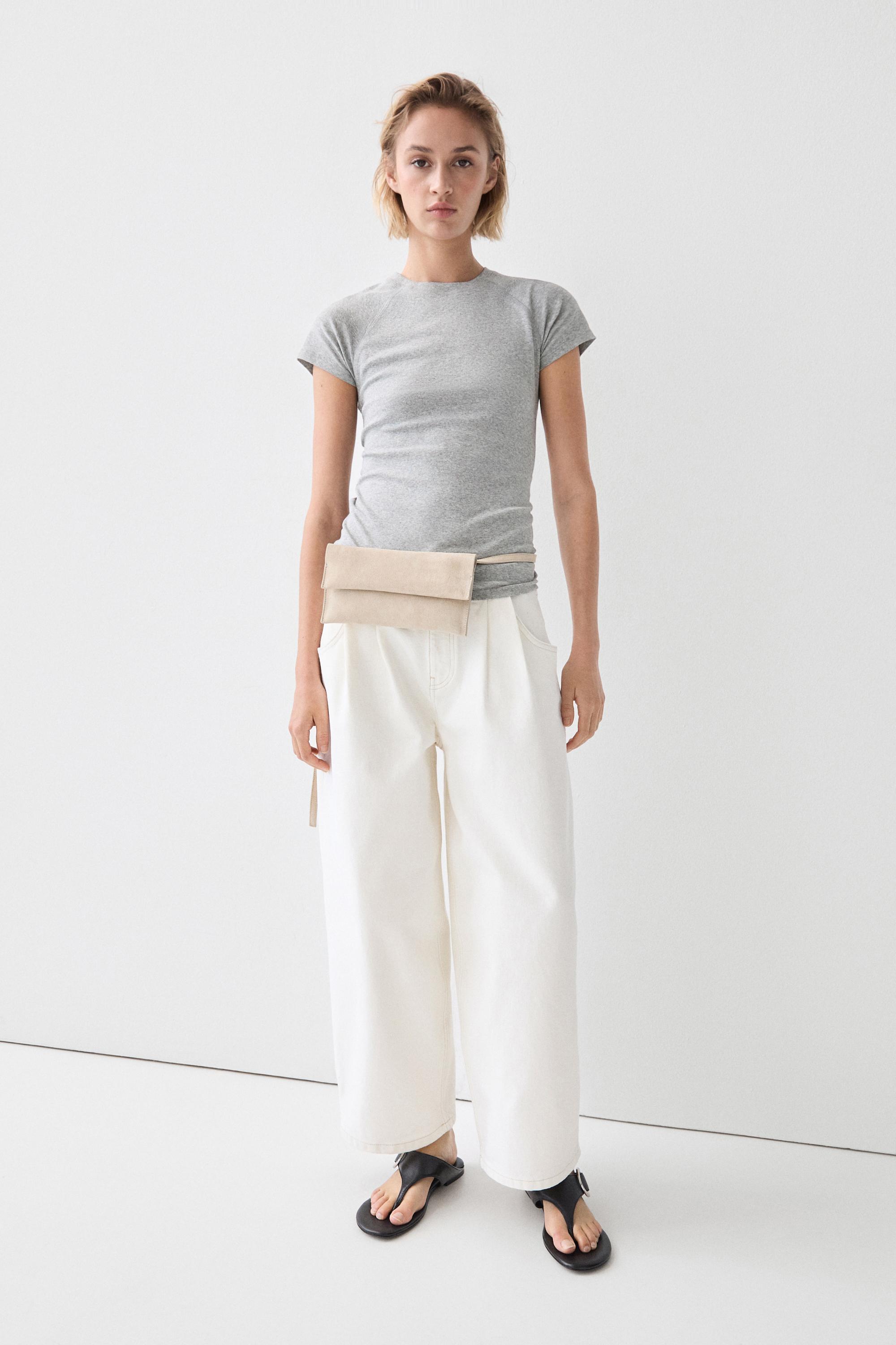 Short Sleeve Raglan T-Shirt — GREY