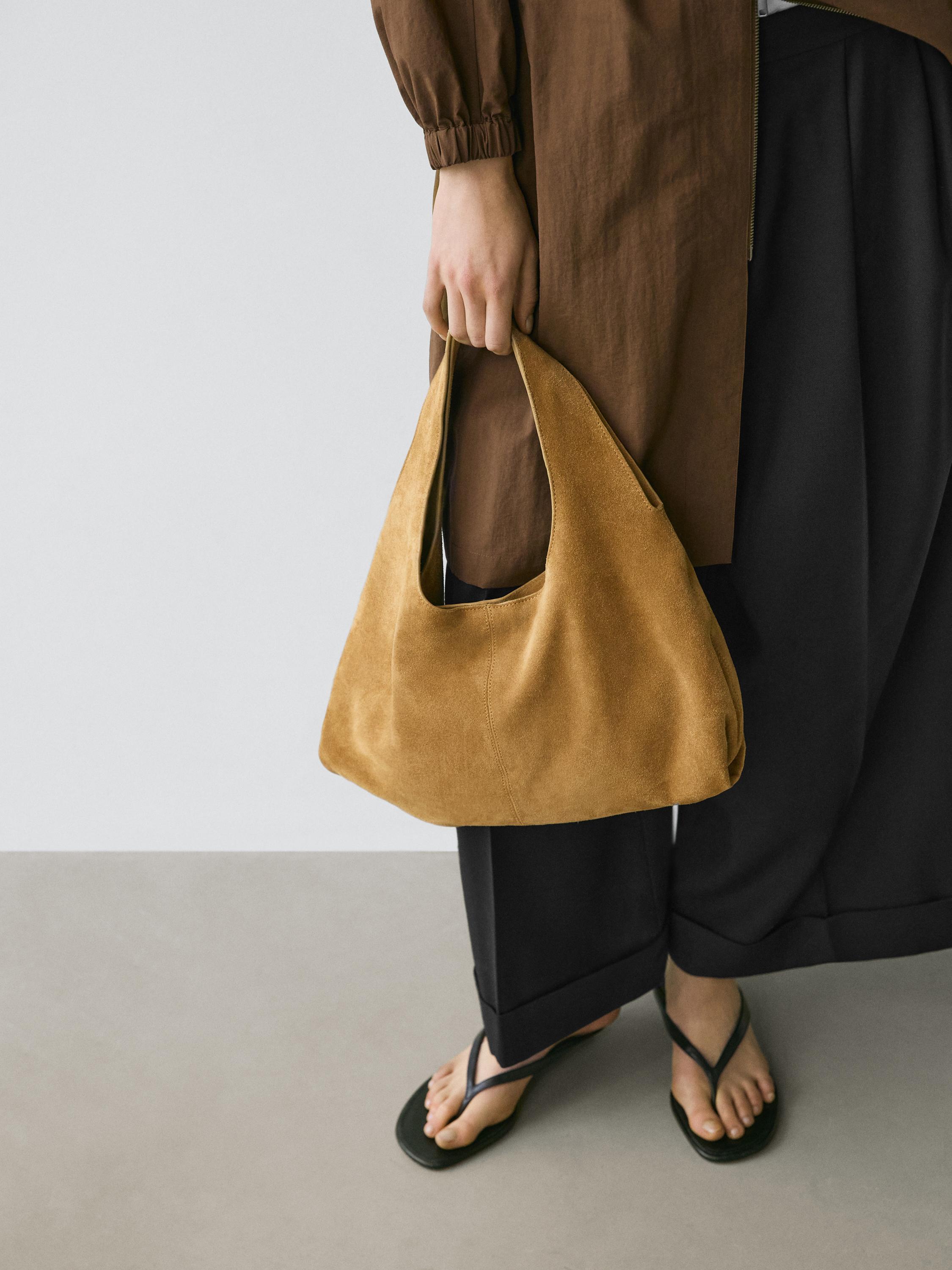 Long technical fabric parka — BROWN
