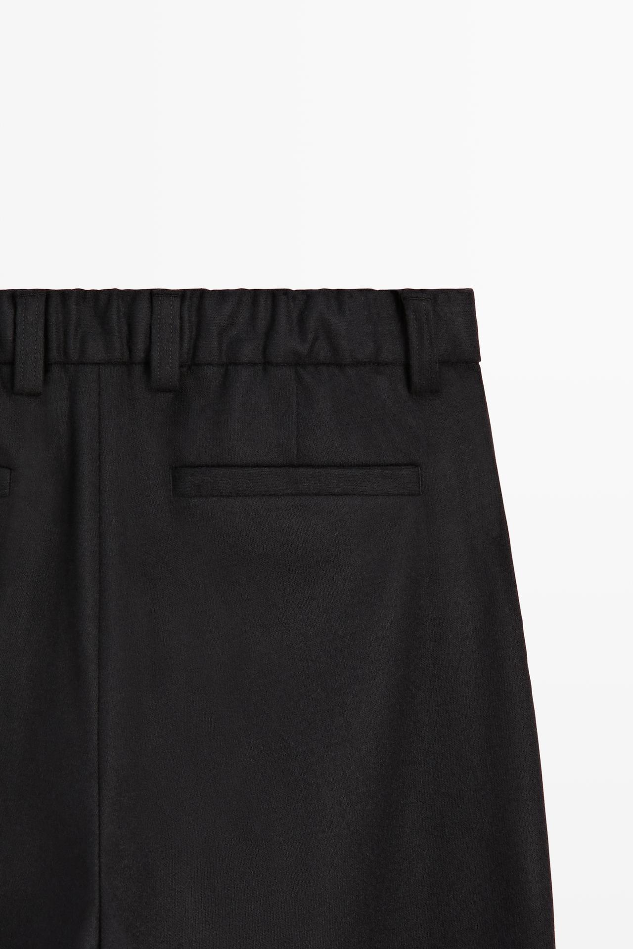 100% wool suit pants — NAVY BLUE