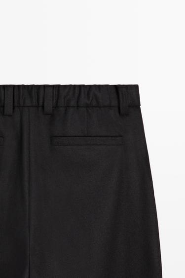 100% wool suit pants — NAVY BLUE 9