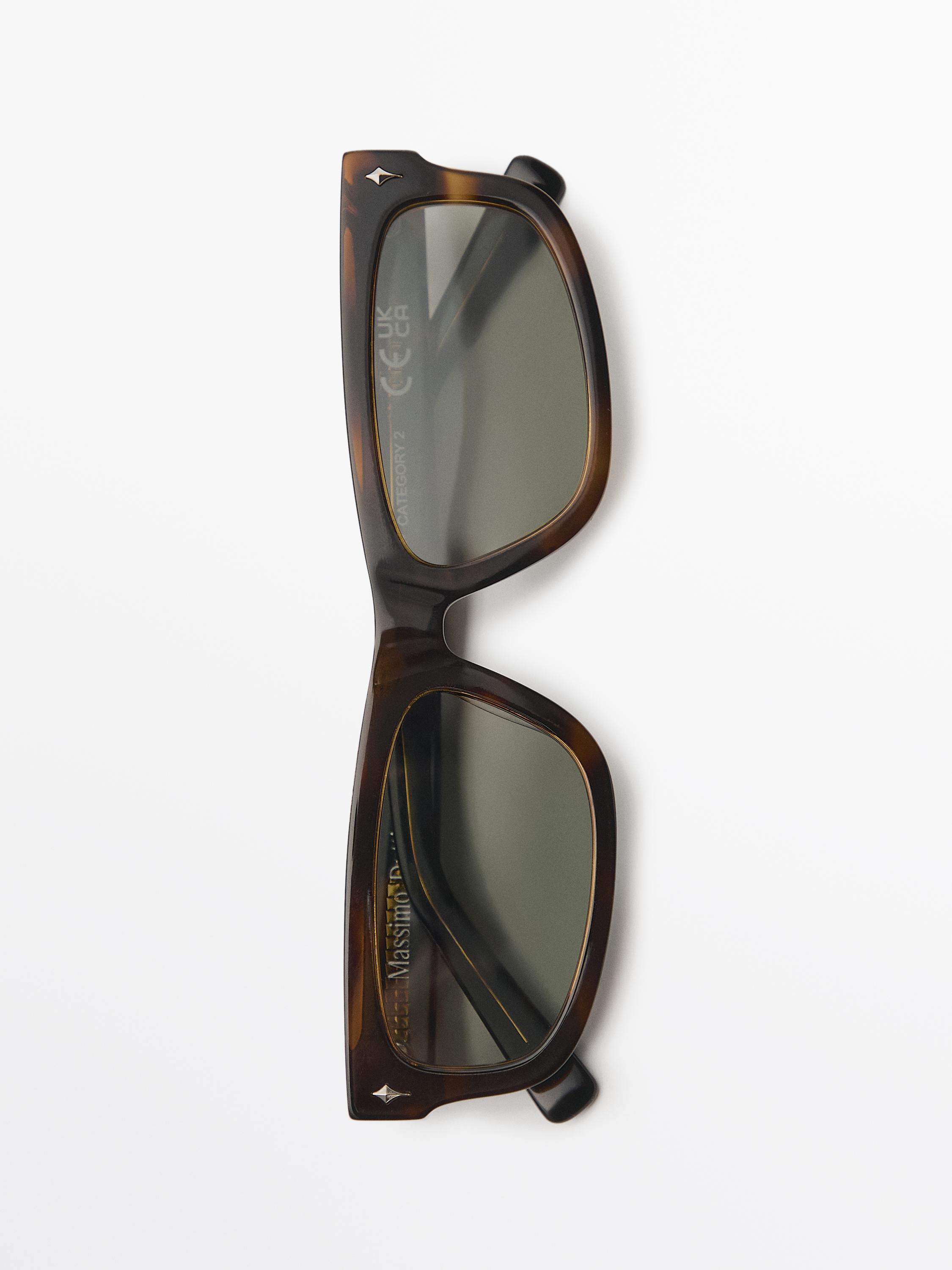 Narrow sunglasses — BROWN