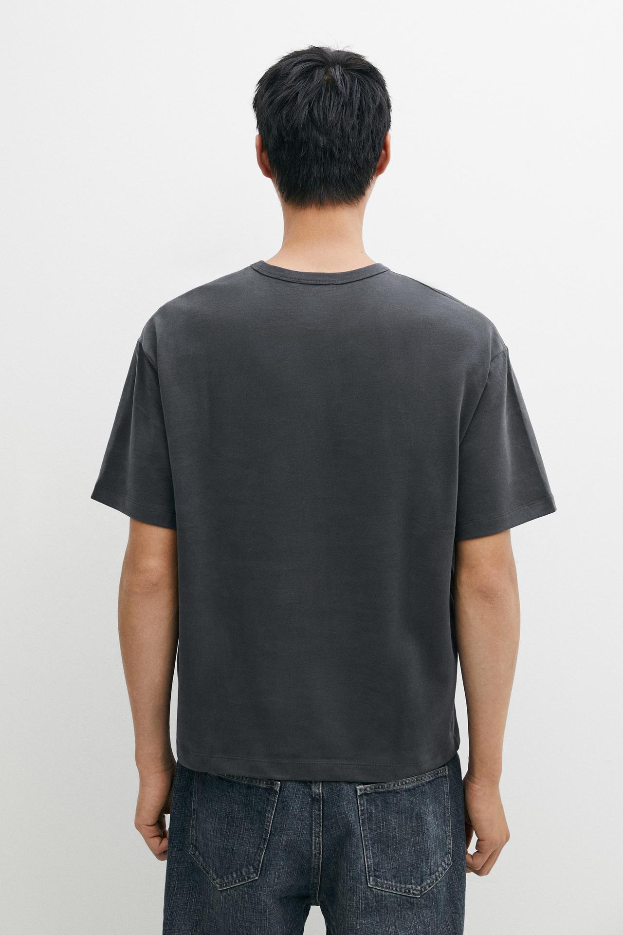 100% cotton boxy short sleeve T-shirt — LEAD